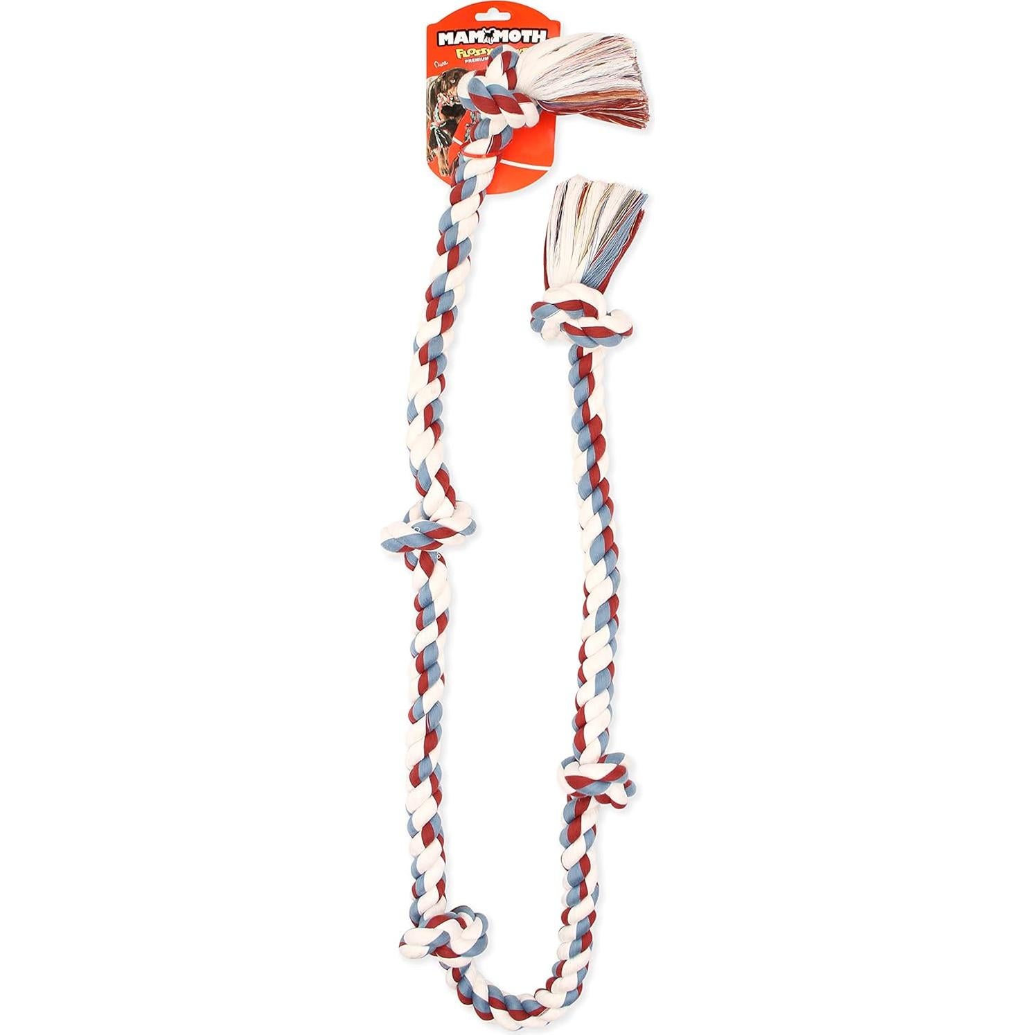 Juguete de tira Mammoth Flossy Chews Super XL 182.88 cm