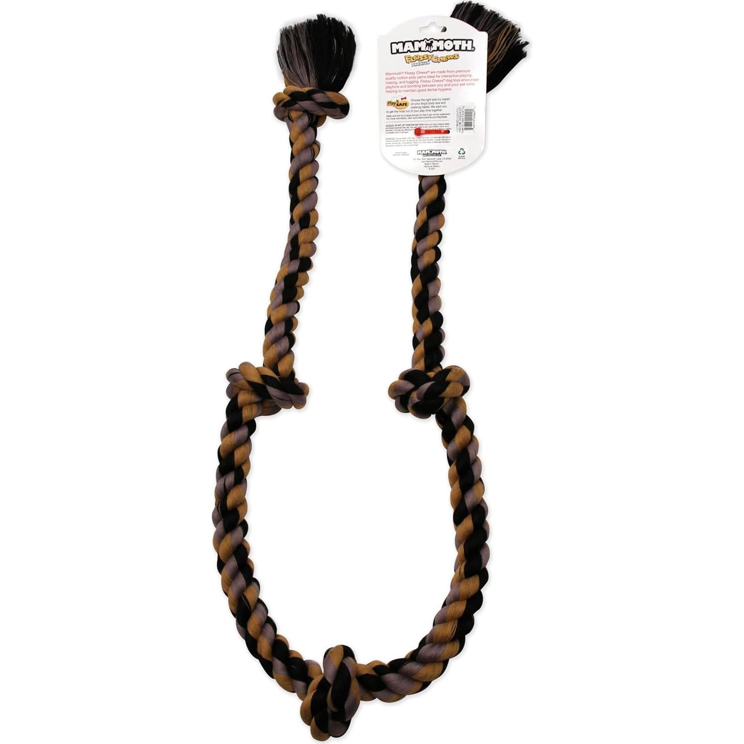 Juguete de tira Mammoth Flossy Chews Super XL 182.88 cm
