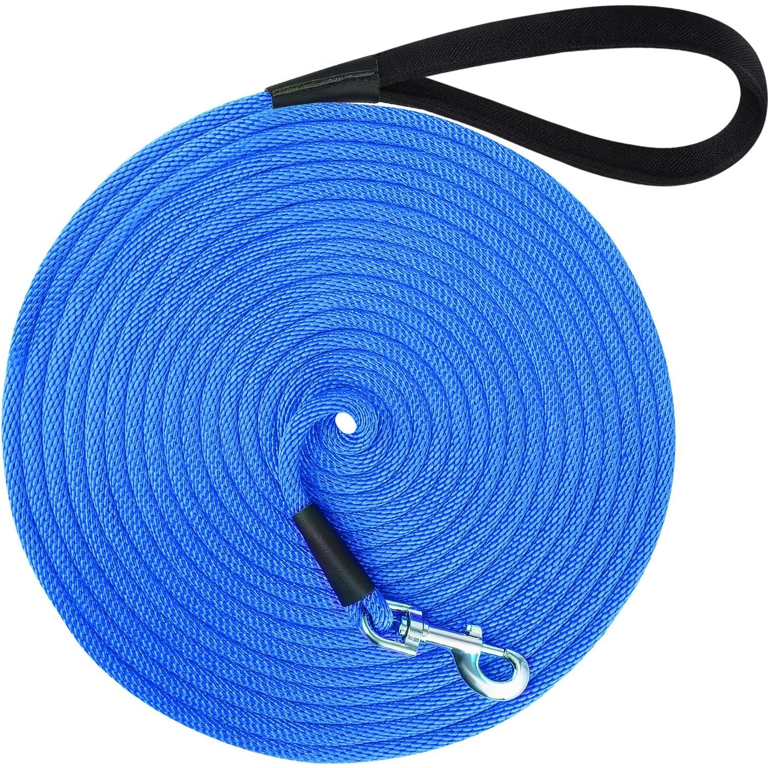 Correa de Perro Lynxking 15m Azul Entrenamiento Resistente