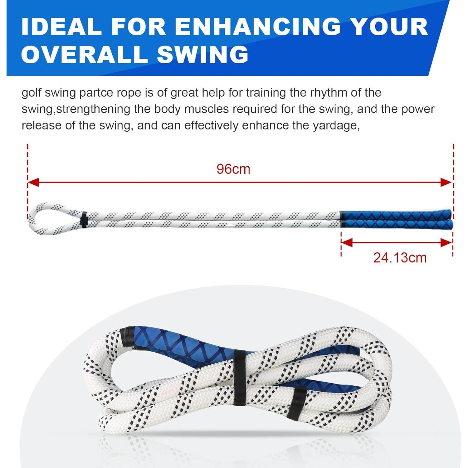 Entrenador de Swing de Cuerda de Golf Tienda de Golf - Mejora Potencia y Velocidad
