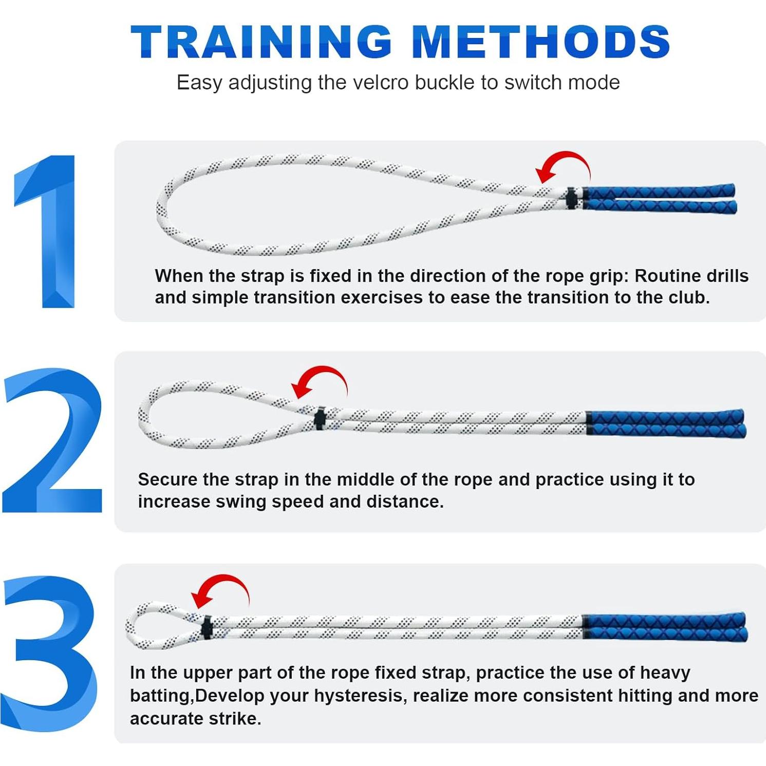 Entrenador de Swing de Cuerda de Golf Tienda de Golf - Mejora Potencia y Velocidad