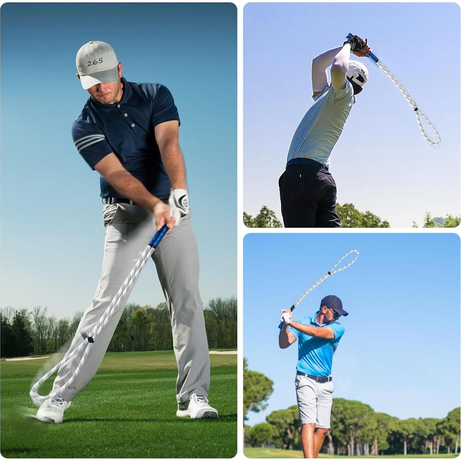 Entrenador de Swing de Cuerda de Golf Tienda de Golf - Mejora Potencia y Velocidad