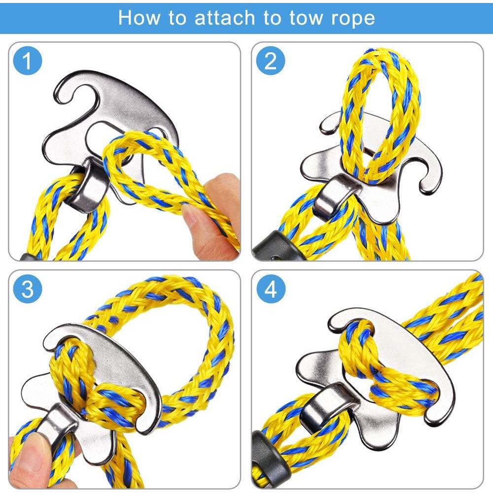 Arnés de Remolque Pesado SELEWARE 45.72 cm Amarillo 2 Paquete