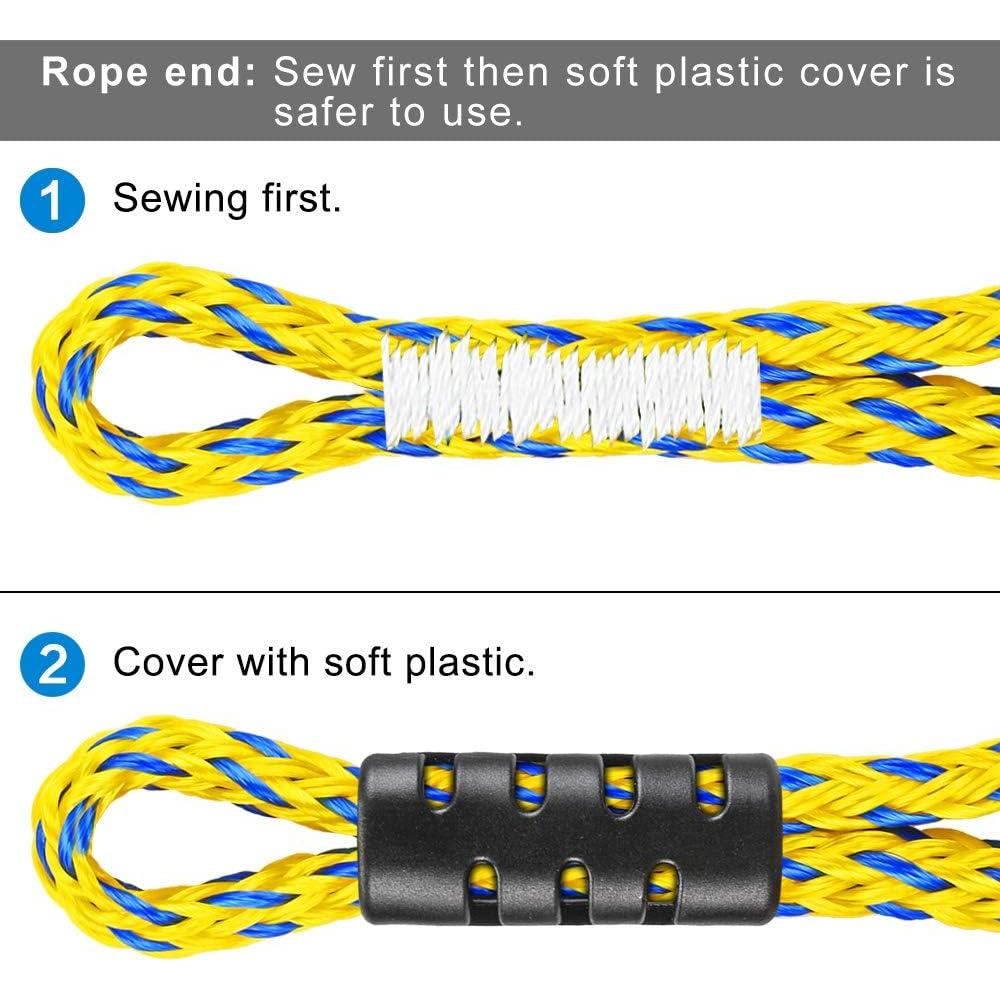 Arnés de Remolque Pesado SELEWARE 45.72 cm Amarillo 2 Paquete