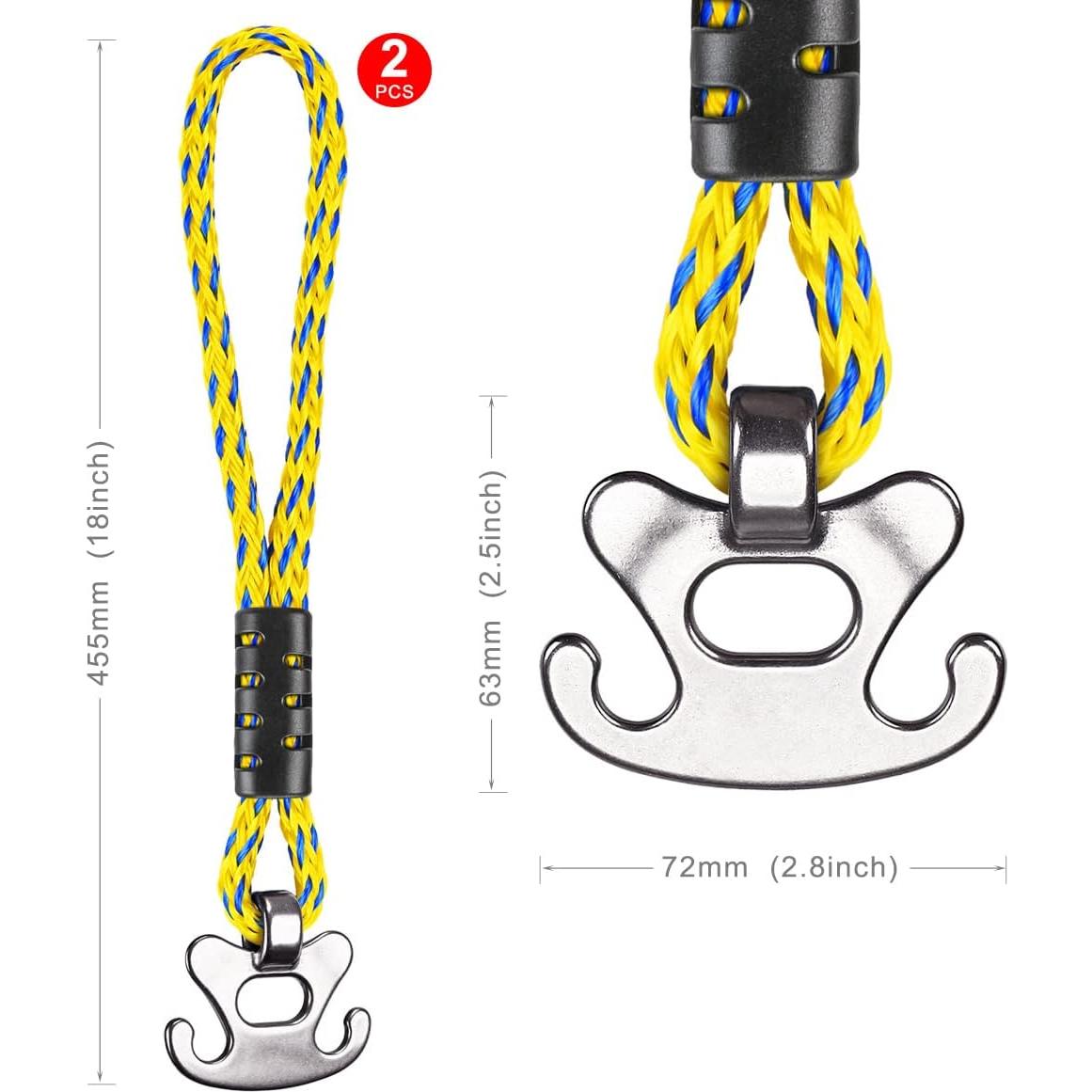 Arnés de Remolque Pesado SELEWARE 45.72 cm Amarillo 2 Paquete