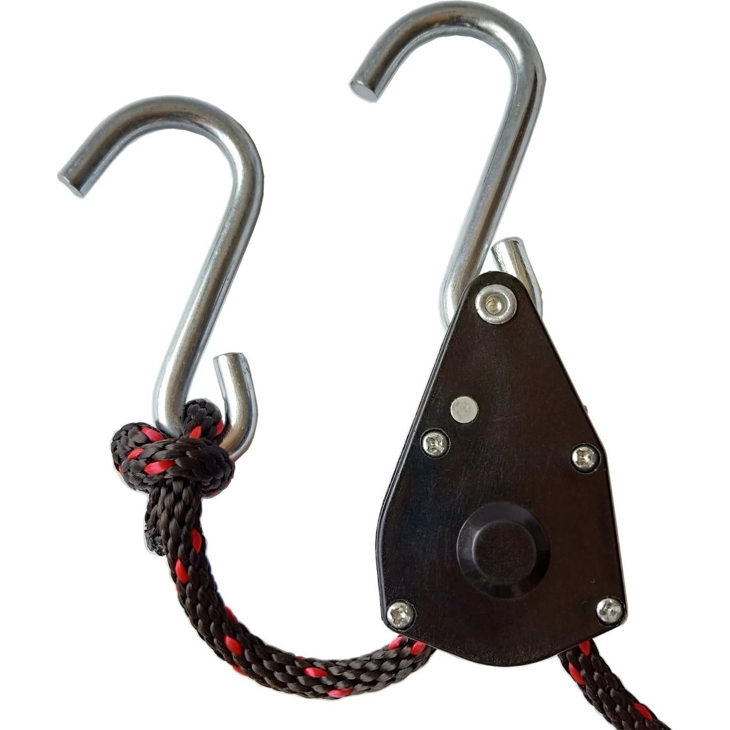 Sujeciones de Kayak FishYuan con Cinta y Gancho Ajustable 3m (Paquete de 2)