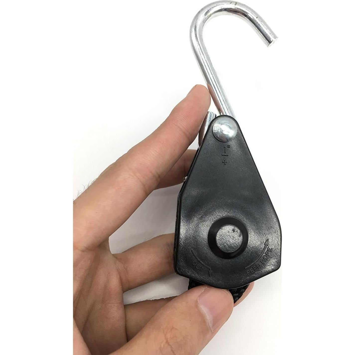 Sujeciones de Kayak FishYuan con Cinta y Gancho Ajustable 3m (Paquete de 2)