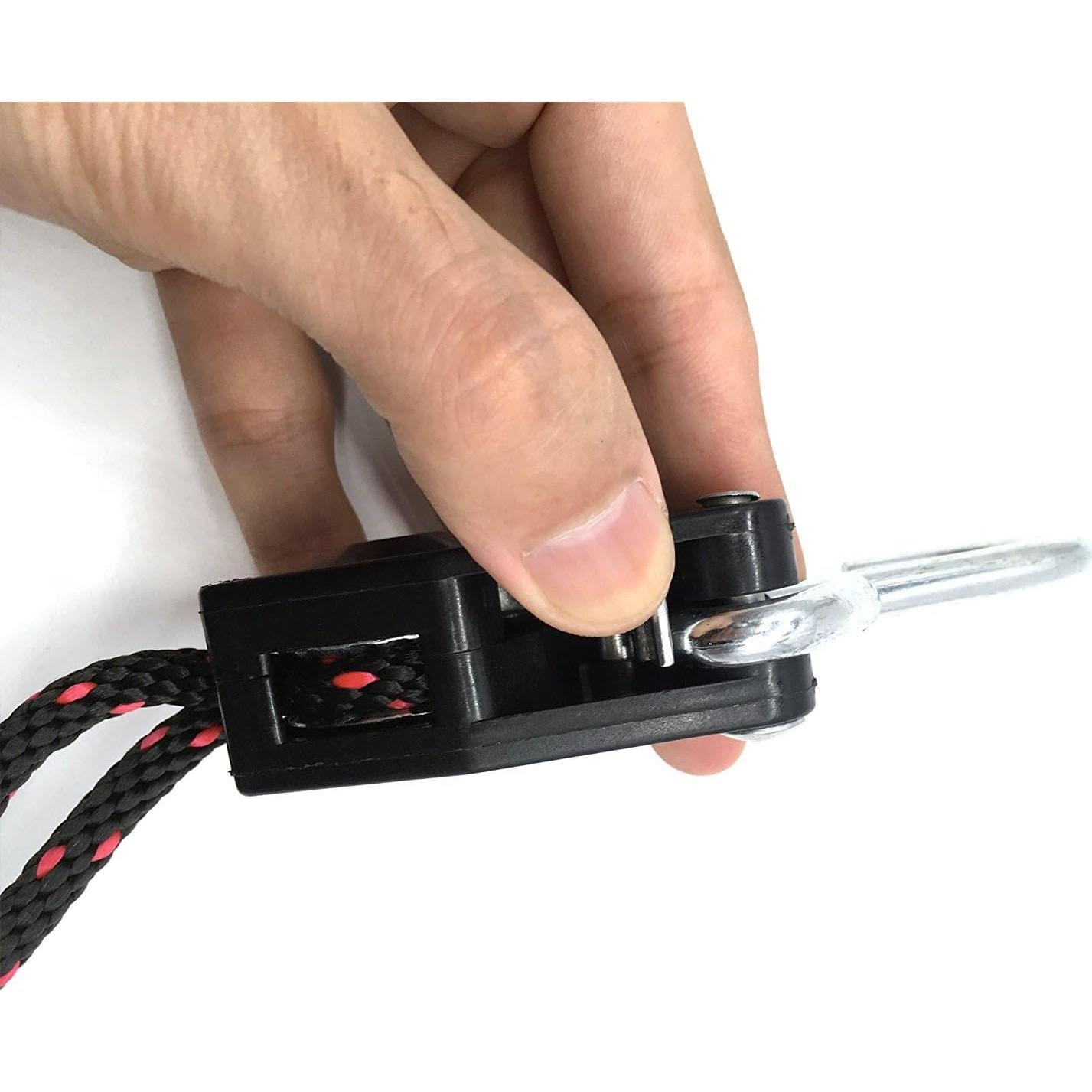 Sujeciones de Kayak FishYuan con Cinta y Gancho Ajustable 3m (Paquete de 2)