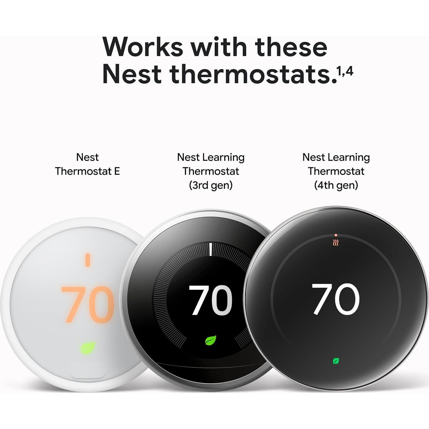 Sensor de Temperatura Google Nest 2da Gen - Control Remoto Wi-Fi
