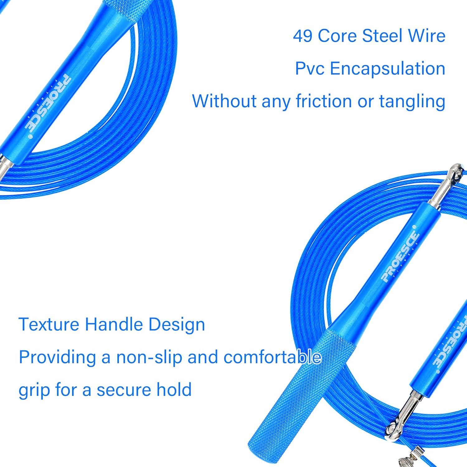 Cuerda de Salto Ajustable Callfit - Aluminio Antideslizante