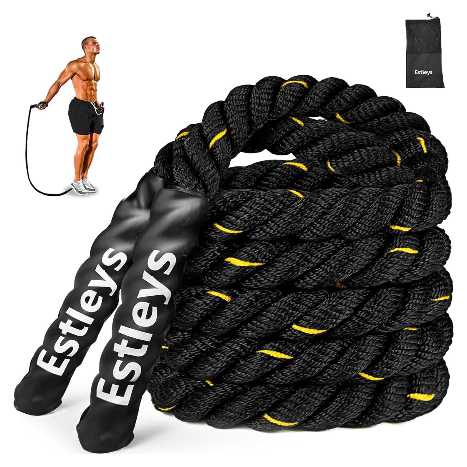 Cuerda de Salto con Peso Estleys 2.37kg para Entrenamiento