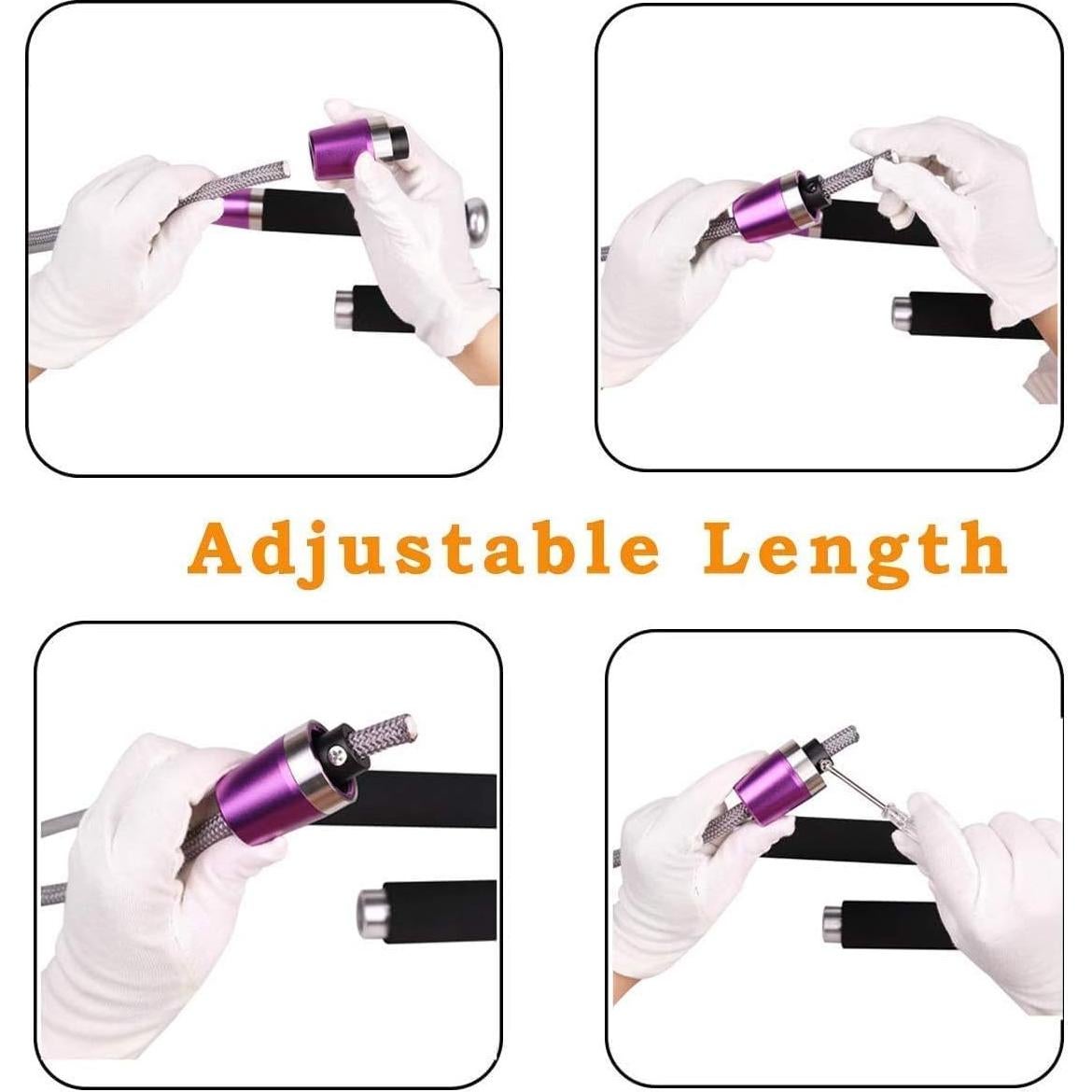 Cuerda de Salto con Peso Ajustable BlitzBite 0.24kg 3m