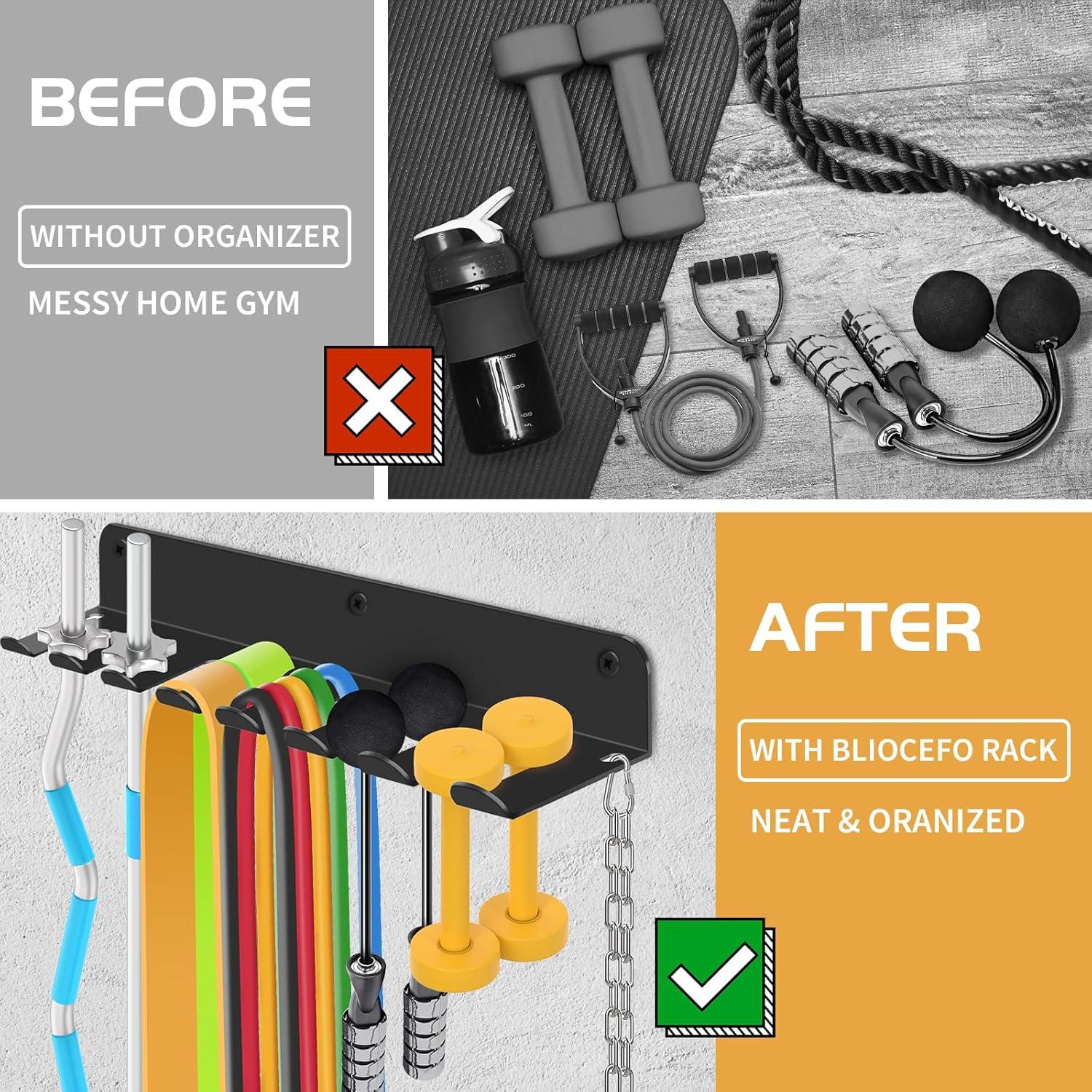 Estante de Almacenamiento FizLig para Equipos de Gimnasio 8 Puntas