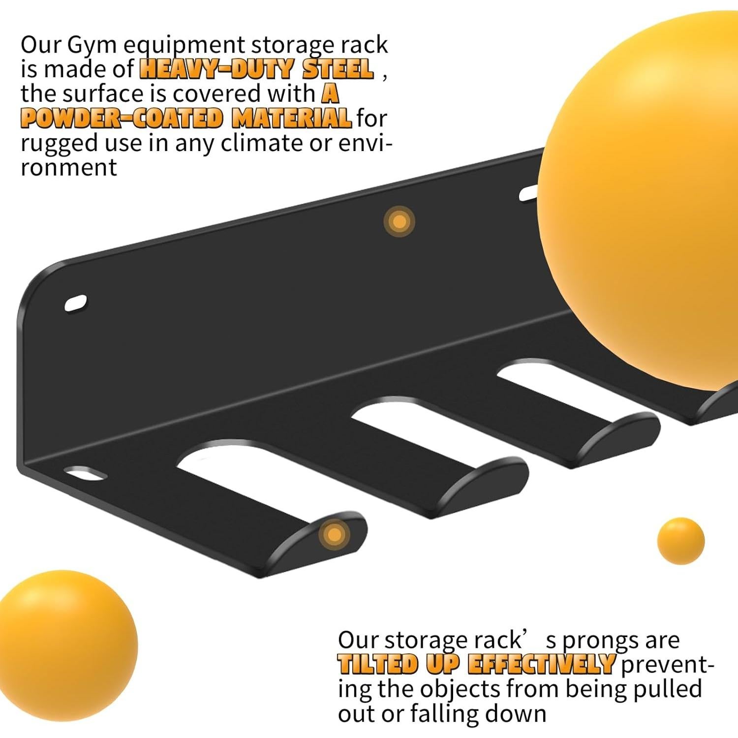 Estante de Almacenamiento FizLig para Equipos de Gimnasio 8 Puntas