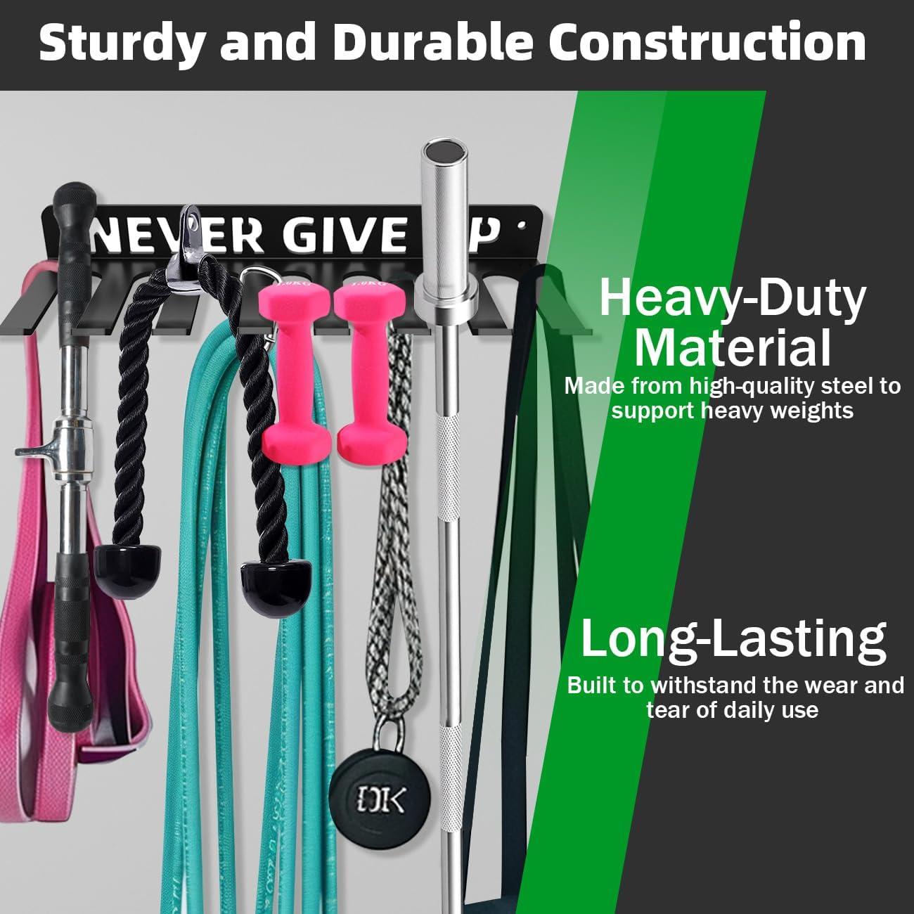 Soporte de Almacenamiento de Gimnasio Sahans con 8 Ganchos