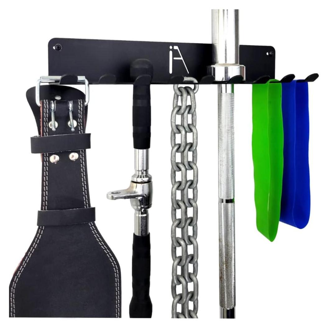 Estante de Almacenamiento de Gimnasio Omega Iron American 9 Ganchos