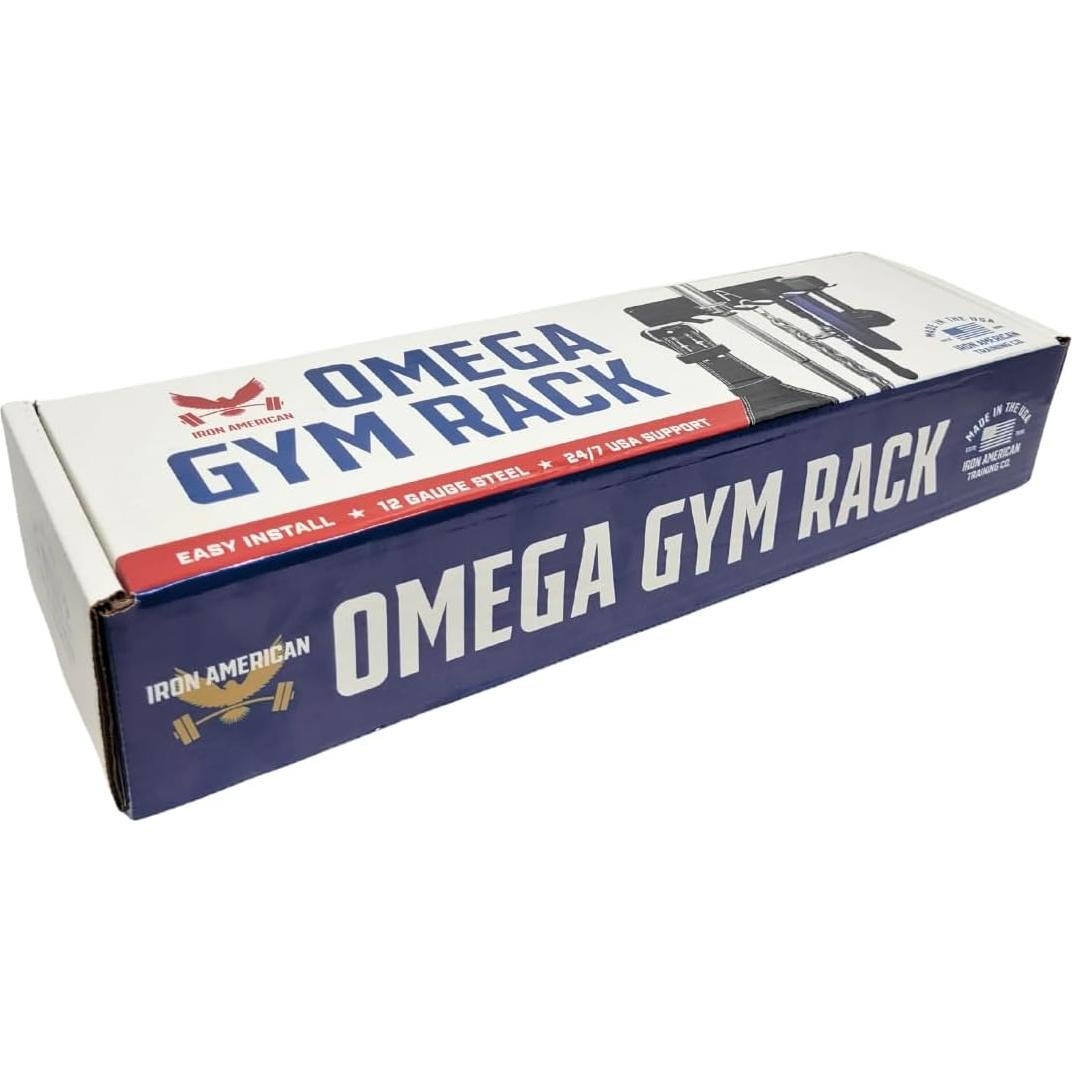 Estante de Almacenamiento de Gimnasio Omega Iron American 9 Ganchos