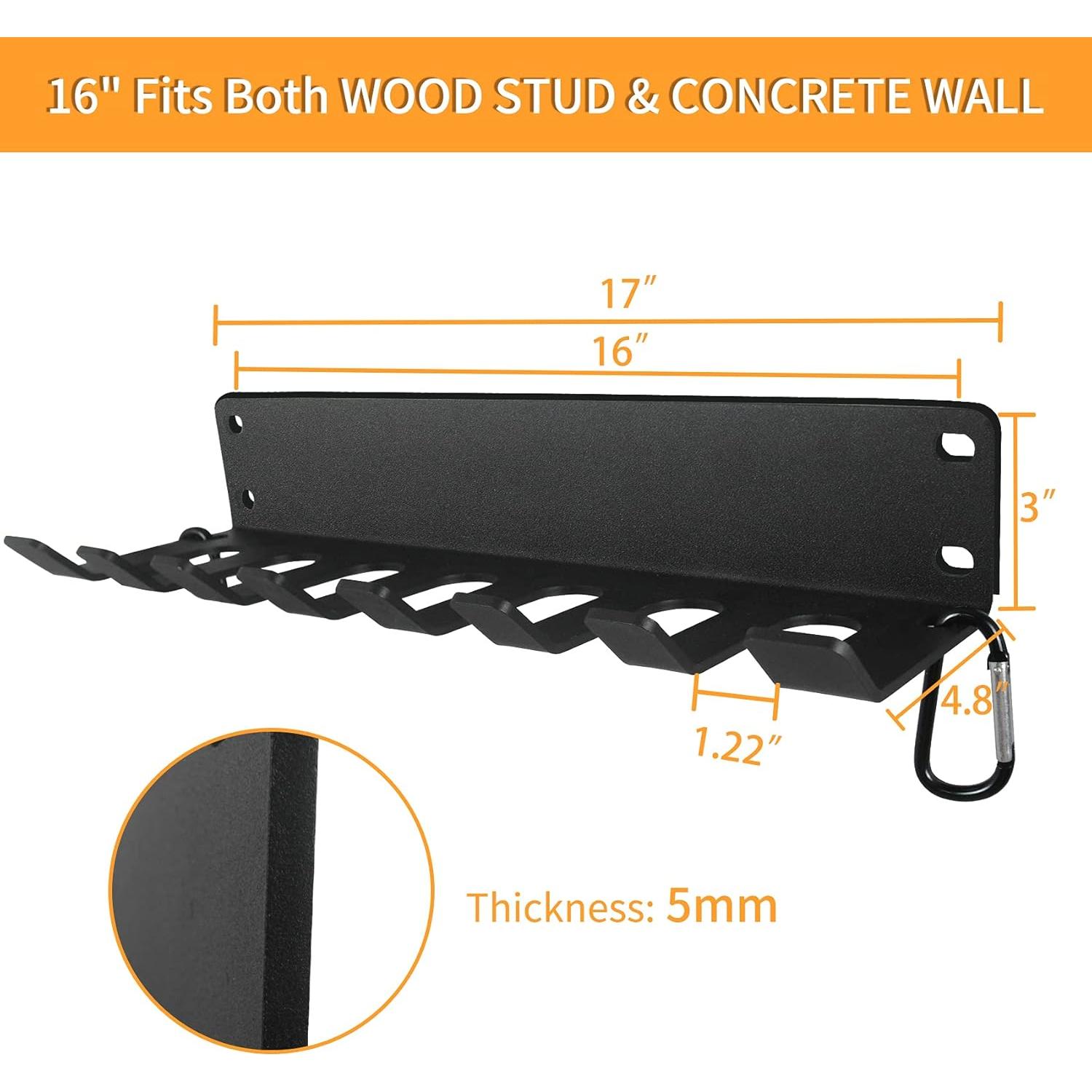 Soporte de Almacenamiento para Gimnasio Vehcarc - 8 Ganchos, 45 kg