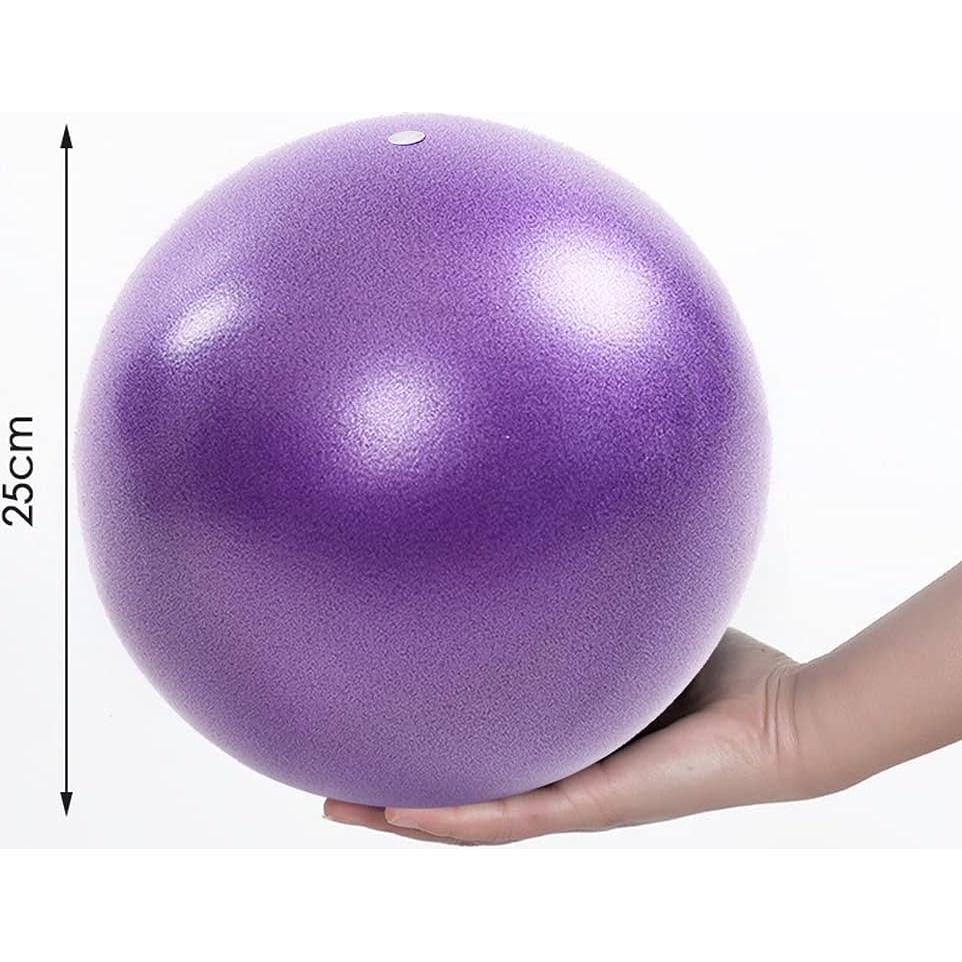 Bola de Pilates Pimoys 25 cm Morado para Ejercicios y Yoga