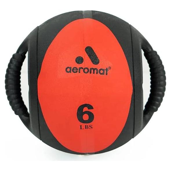 Bola de Medicina Aeromat Power 23 cm 2.72 kg Negro/Rojo