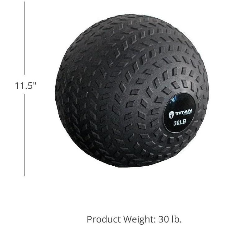 Balón de Slam Titan Fitness 13.6 kg Caucho Antideslizante