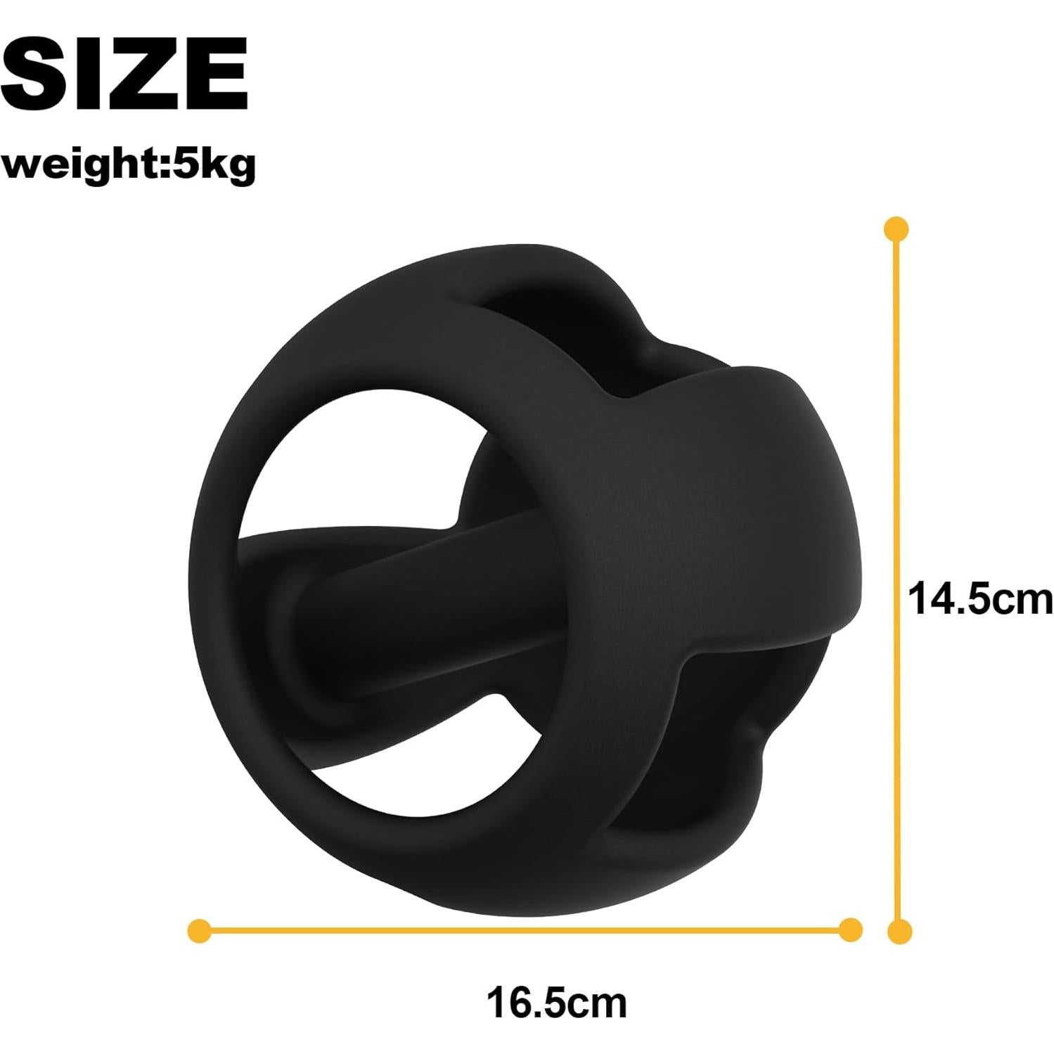 Mancuernas y Kettlebell POWER GUIDANCE Spherebell 11LB - Entrenamiento Amigable con Articulaciones