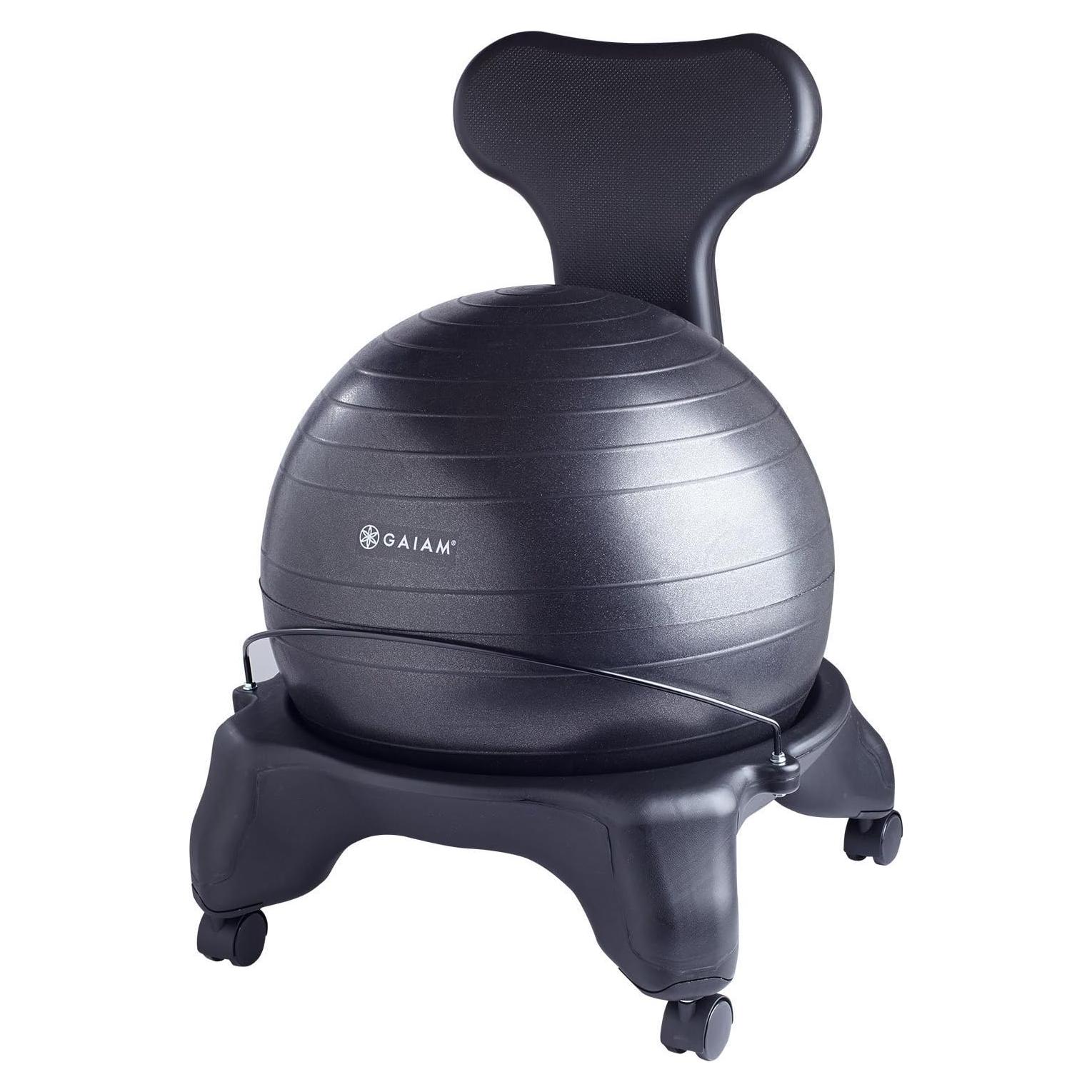 Silla de Balón de Equilibrio Gaiam - Ergonómica 52 cm