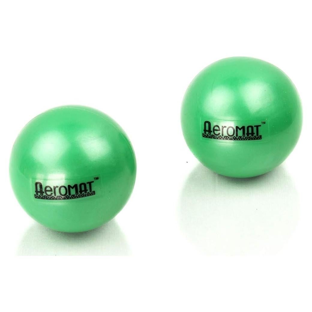 Aeromat Mini Weight Balls 0.45 kg Verde - 8.9 cm para Rehabilitación
