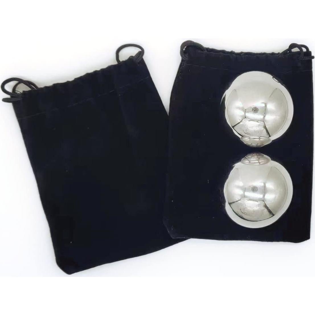 Bolas de Baoding QINGZHENG 3.18 cm Acero Cromado 2 Pcs