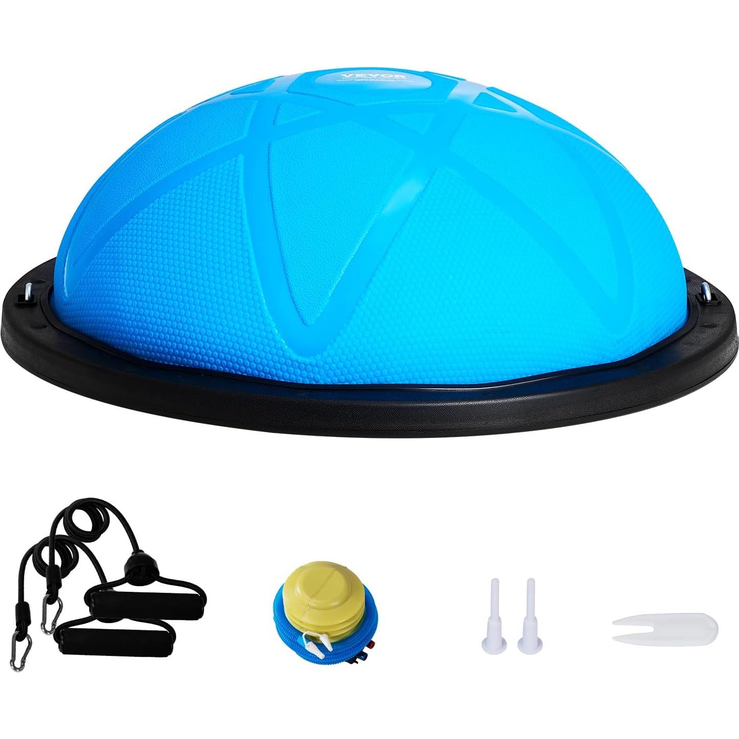 Entrenador de Media Pelota VEVOR 58cm con Bandas y Bomba