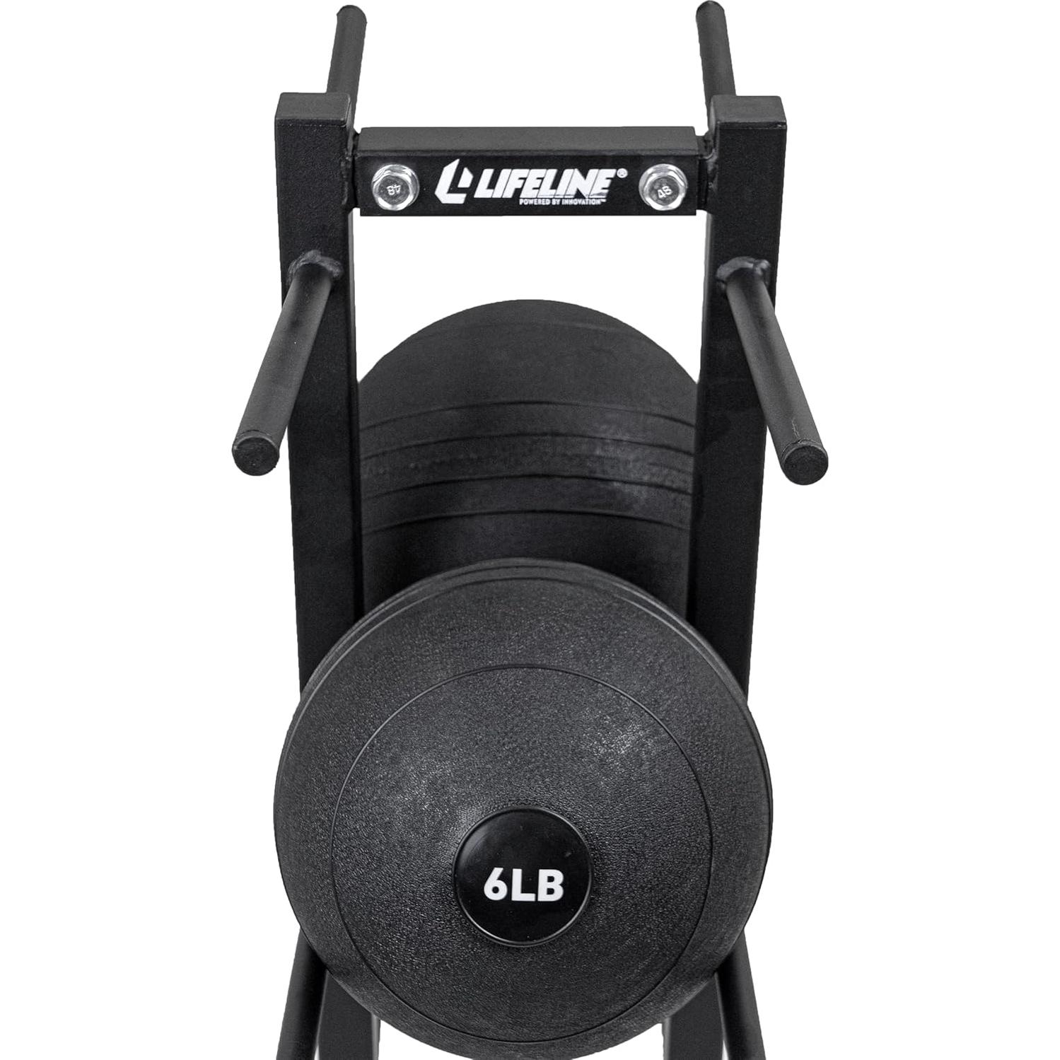 Estante Vertical para Pelotas Lifeline - Almacenamiento 8 Niveles