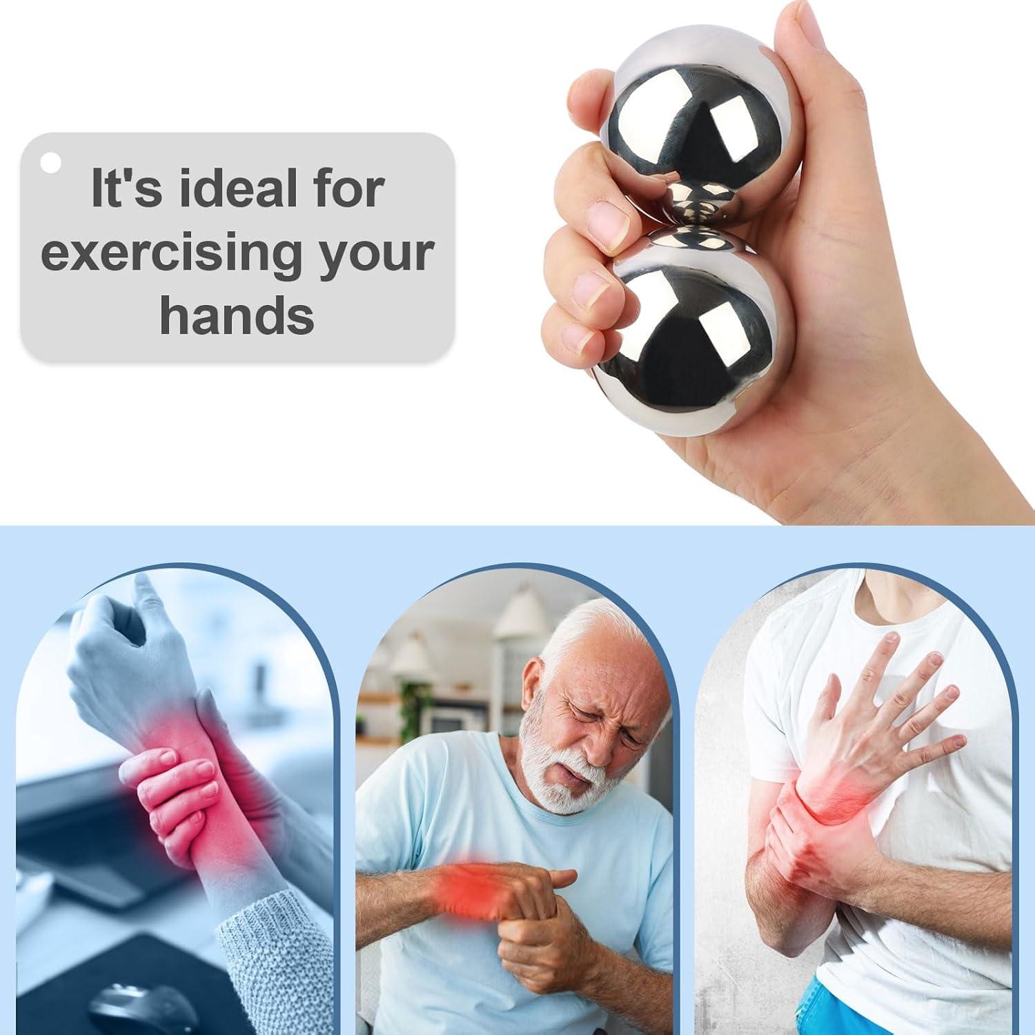 Bolas Baoding de Hierro 5.58 cm para Terapia y Masaje