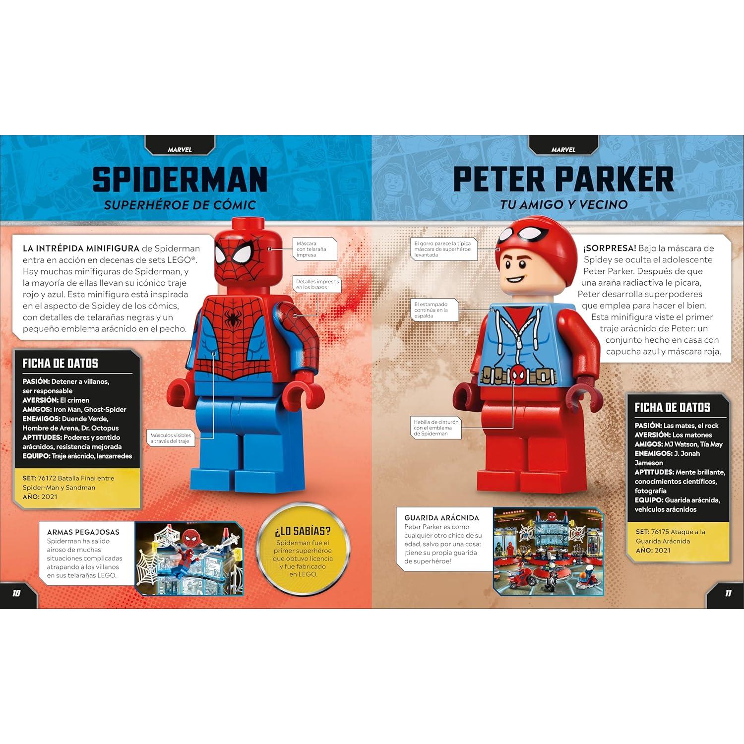LEGO Marvel Enciclopedia de personajes (Character Encyclopedia): Con una minifigura exclusiva de LEGO Marvel (Spanish Edition)