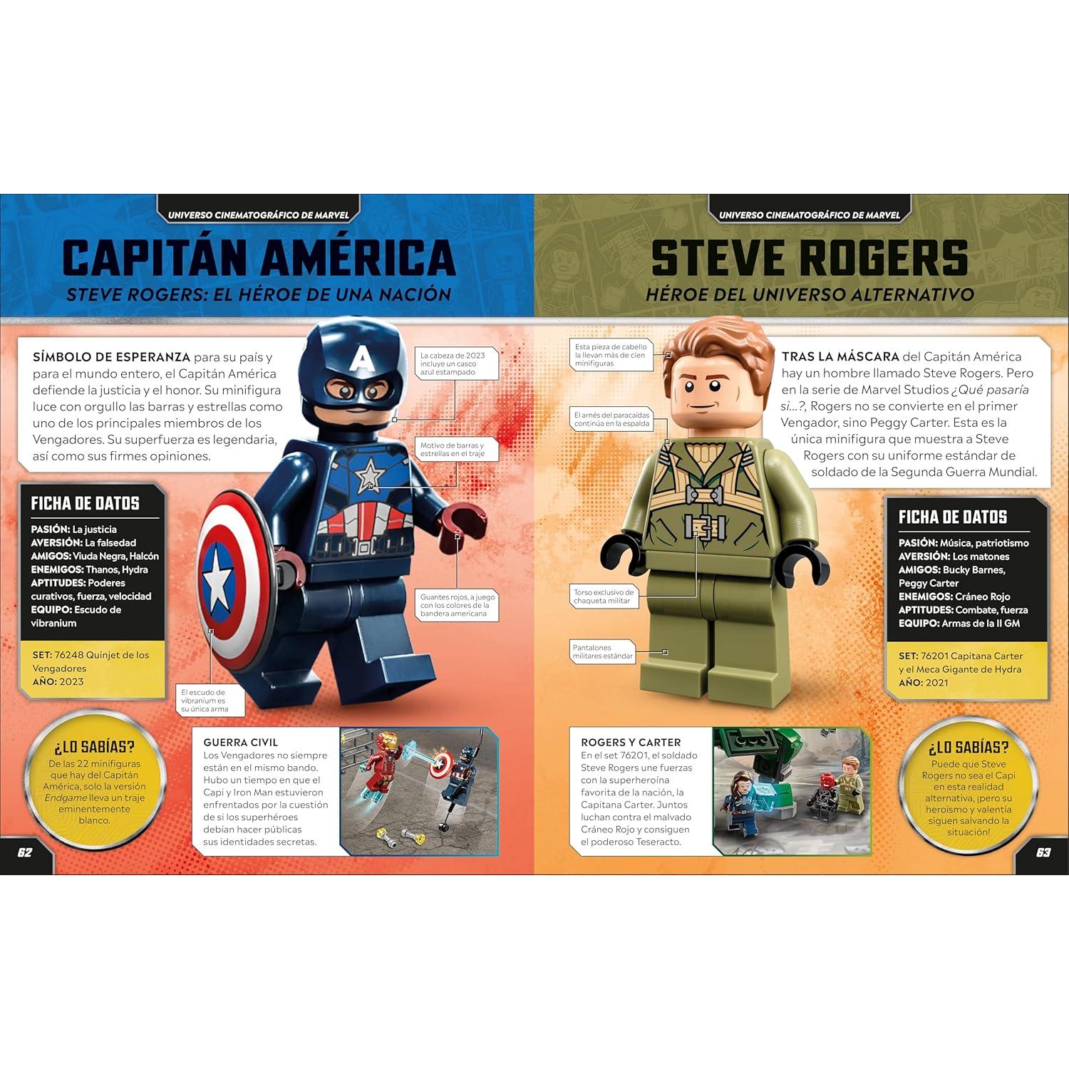 LEGO Marvel Enciclopedia de personajes (Character Encyclopedia): Con una minifigura exclusiva de LEGO Marvel (Spanish Edition)