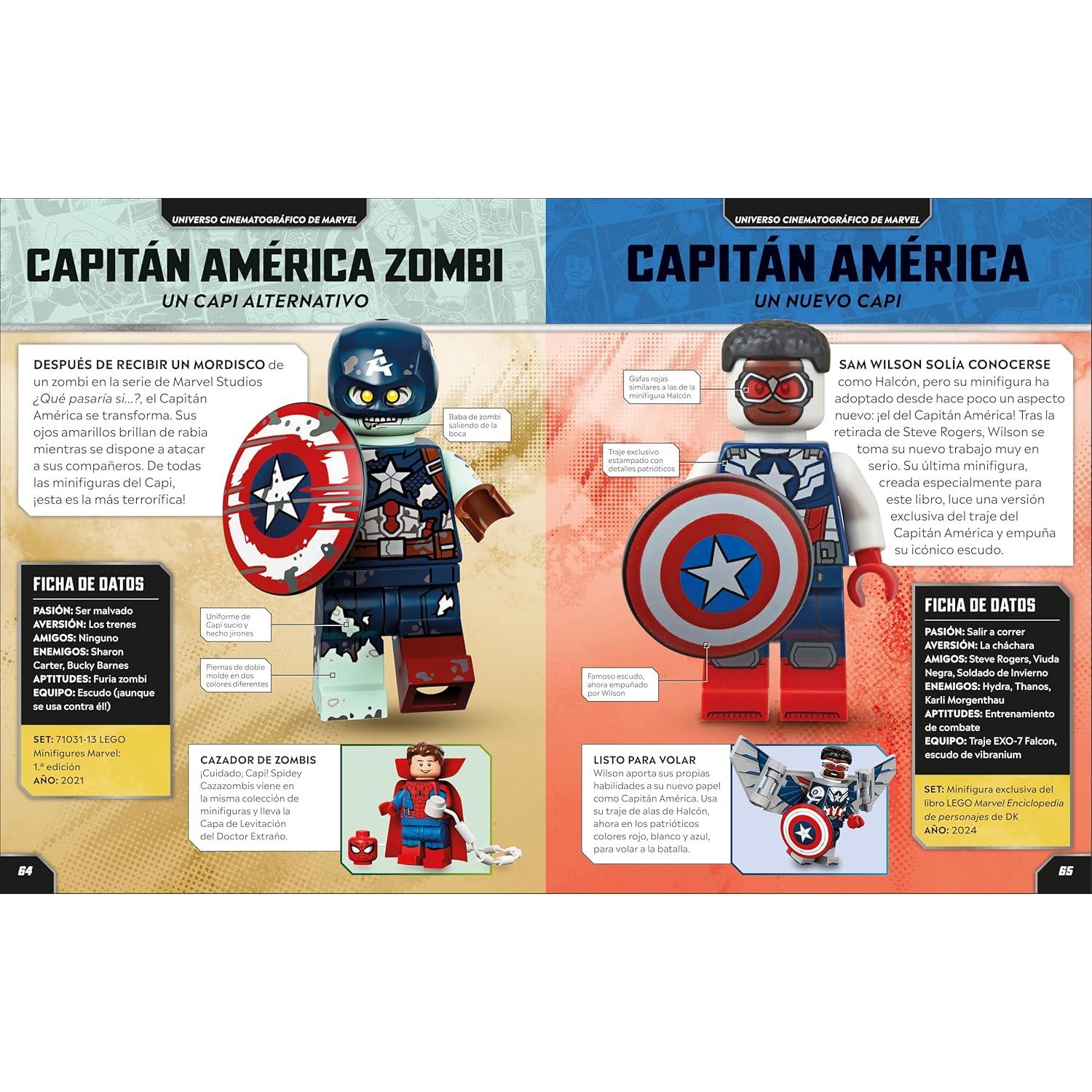 LEGO Marvel Enciclopedia de personajes (Character Encyclopedia): Con una minifigura exclusiva de LEGO Marvel (Spanish Edition)