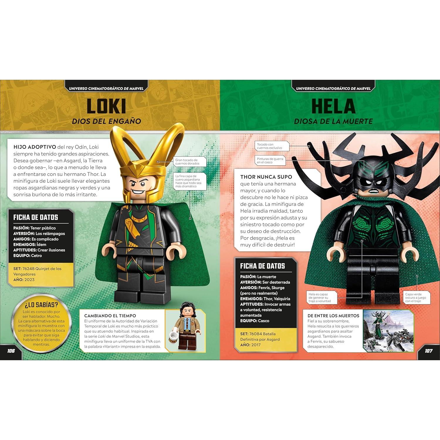 LEGO Marvel Enciclopedia de personajes (Character Encyclopedia): Con una minifigura exclusiva de LEGO Marvel (Spanish Edition)