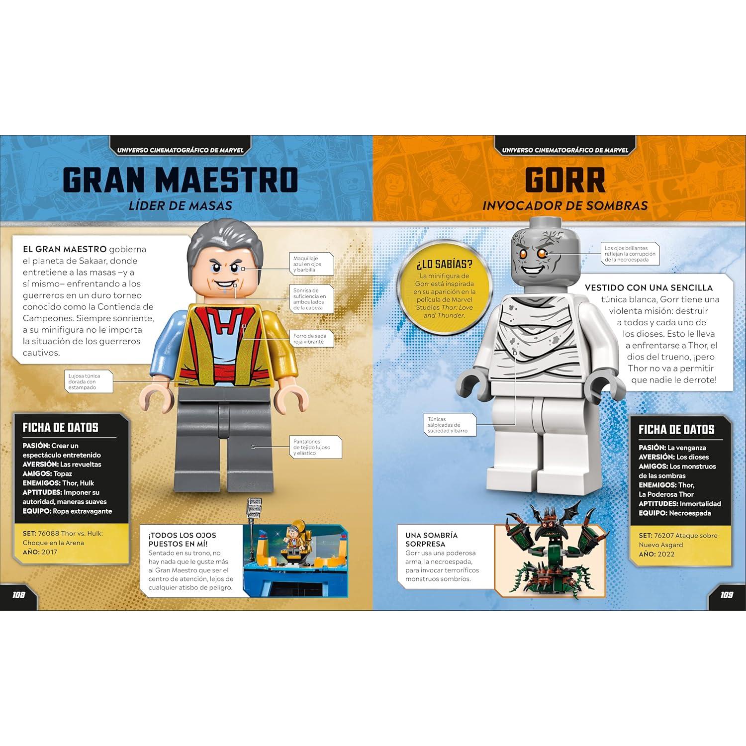 LEGO Marvel Enciclopedia de personajes (Character Encyclopedia): Con una minifigura exclusiva de LEGO Marvel (Spanish Edition)