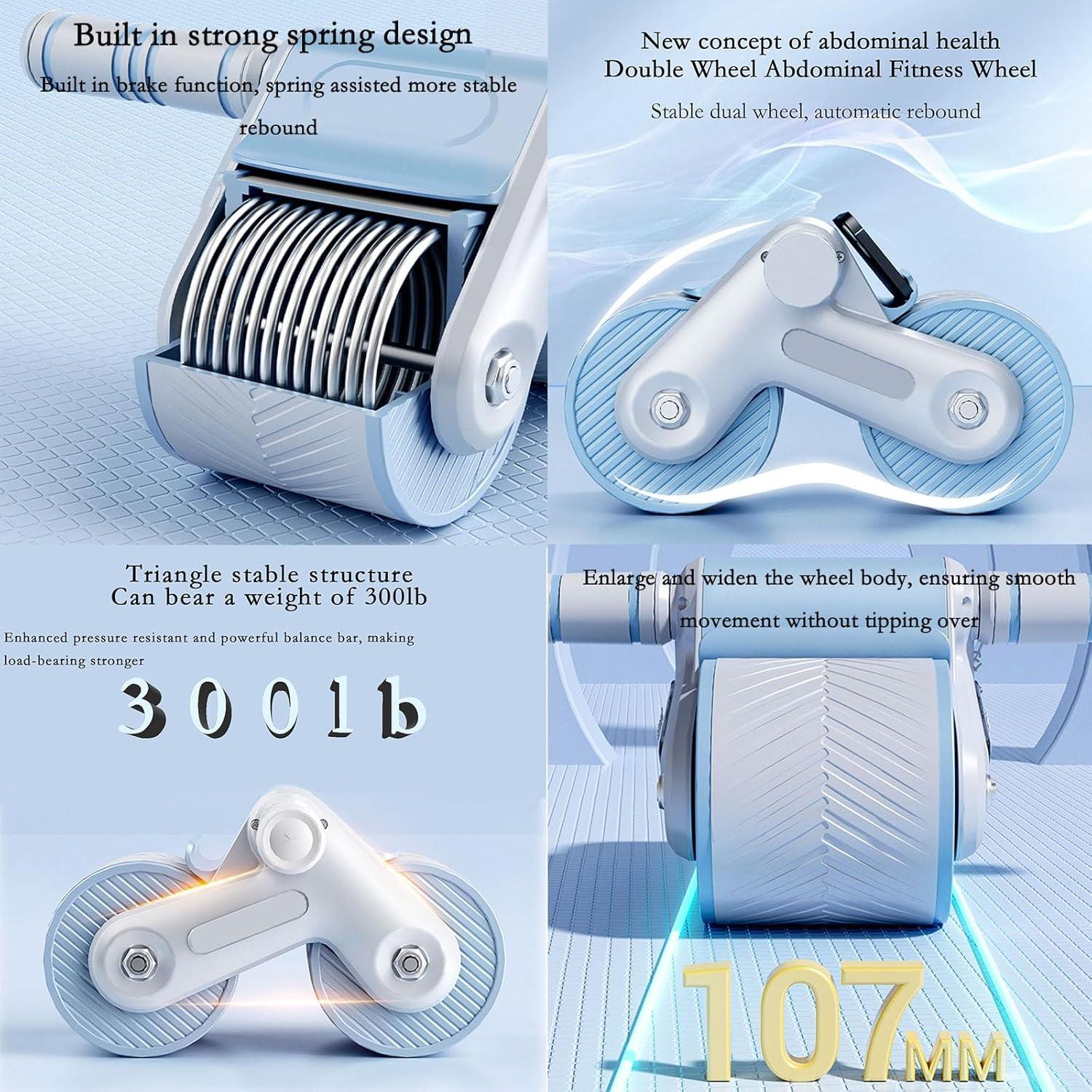 Rulador Abdominal Automático XINGJIEYUN con Soporte para Teléfono