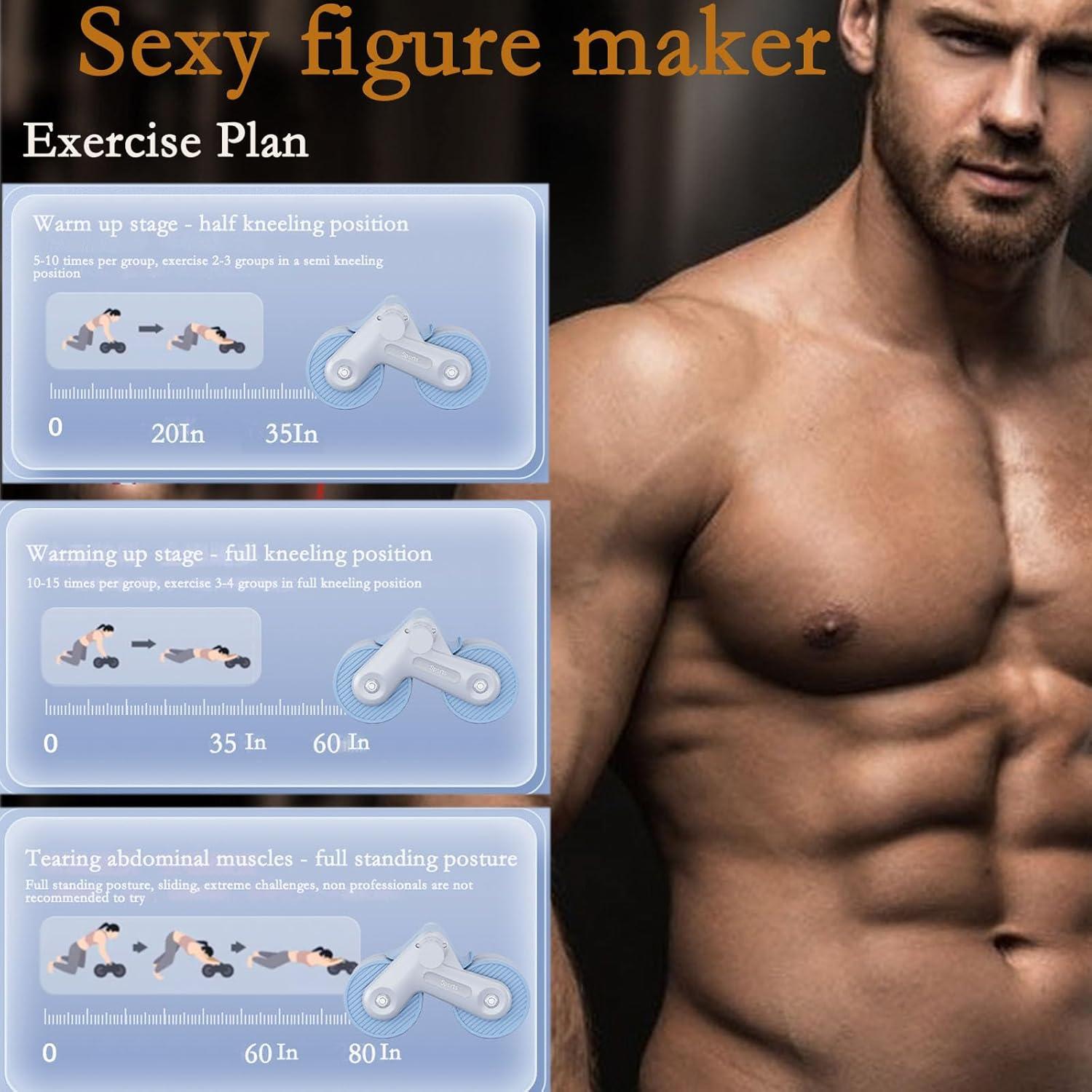 Rulador Abdominal Automático XINGJIEYUN con Soporte para Teléfono