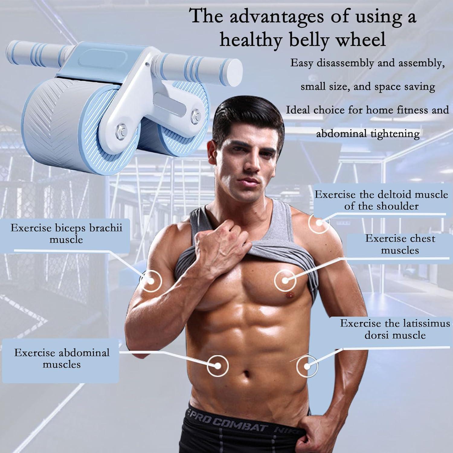 Rulador Abdominal Automático XINGJIEYUN con Soporte para Teléfono