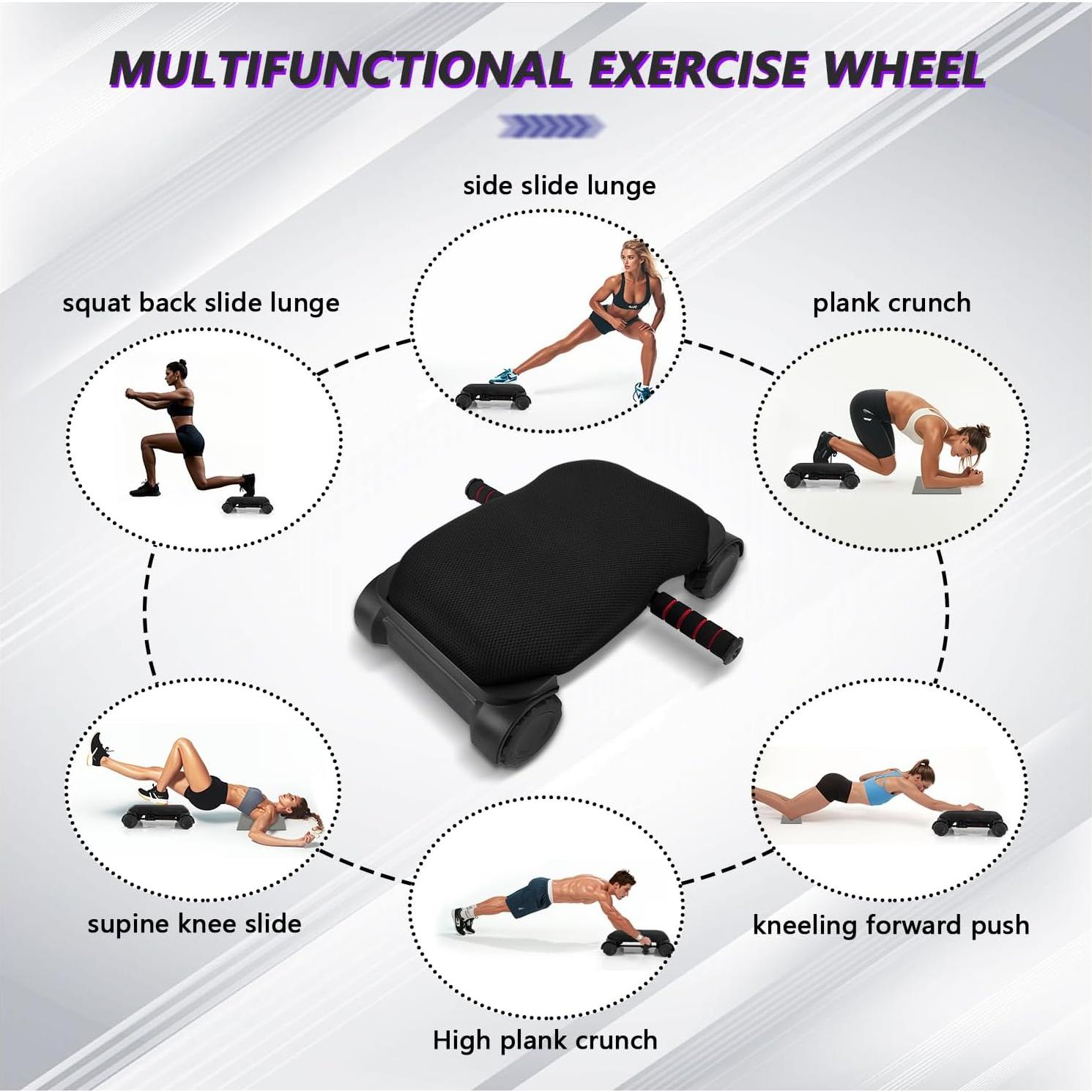 Rueda Abdominal Aiwglenten con Rebote Automático - 150 kg