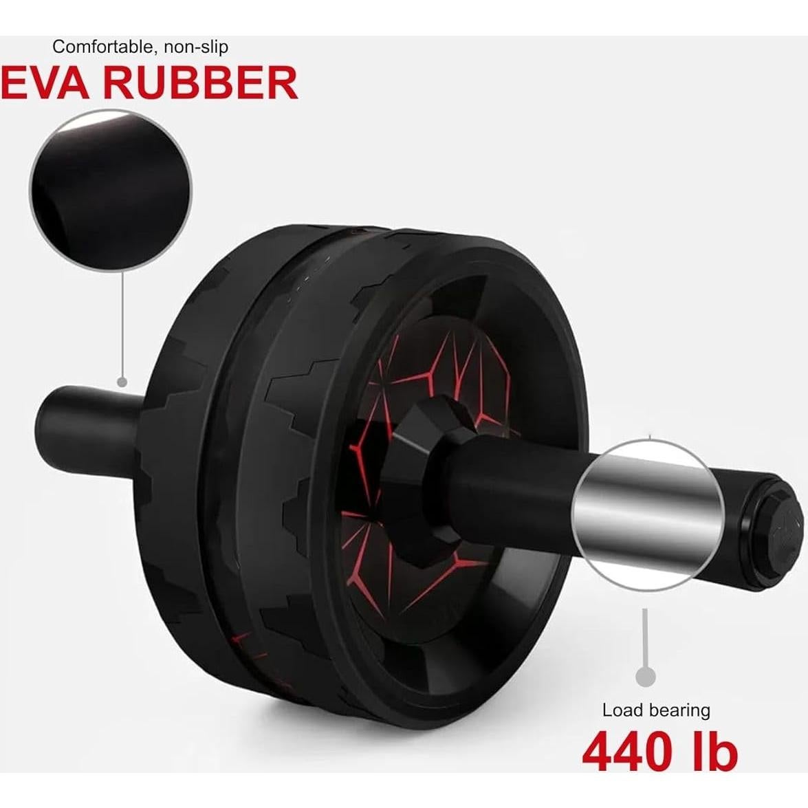 Set Rueda Abdominal y Cuerda para Saltar Genérico - Ejercicio en Casa