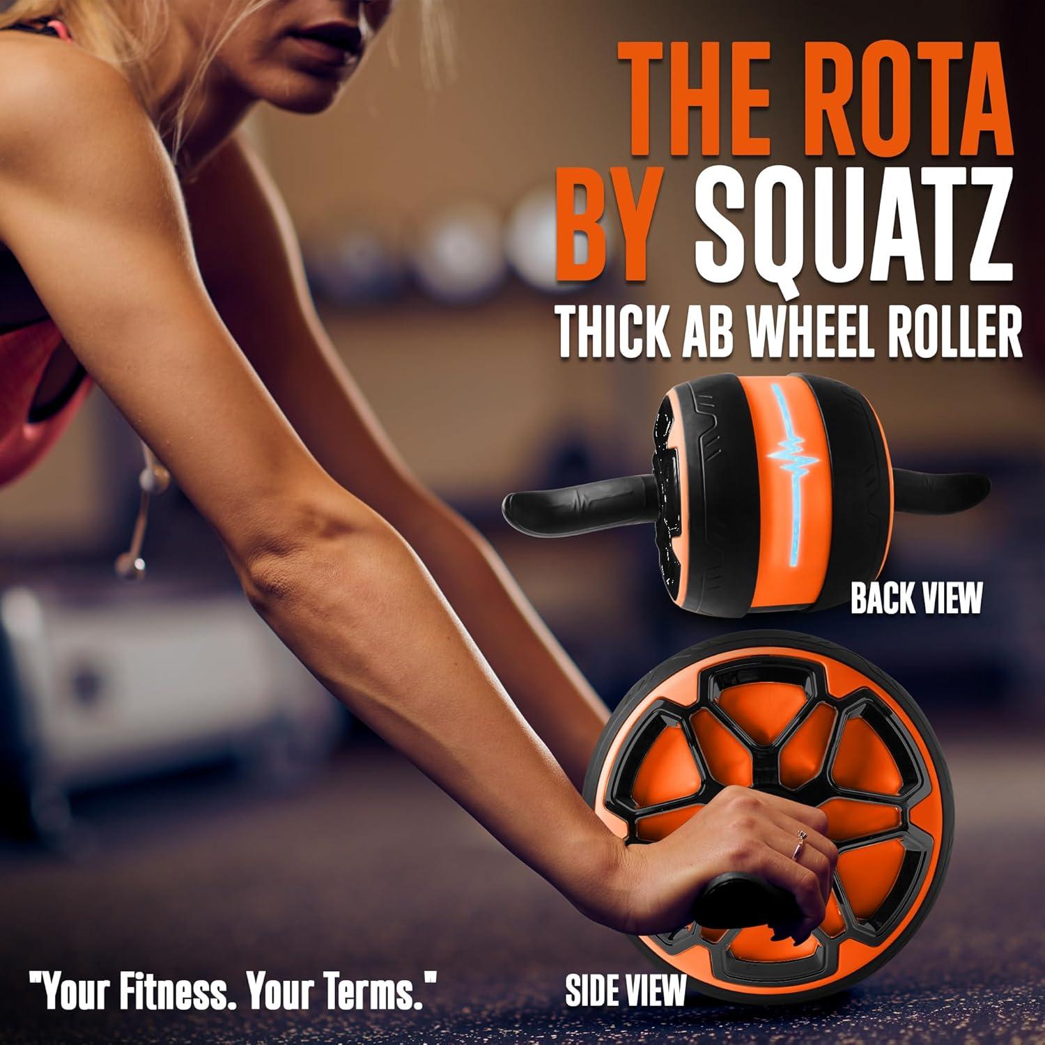 Rueda de Abdominales SQUATZ Ultra Ancha con Esterilla