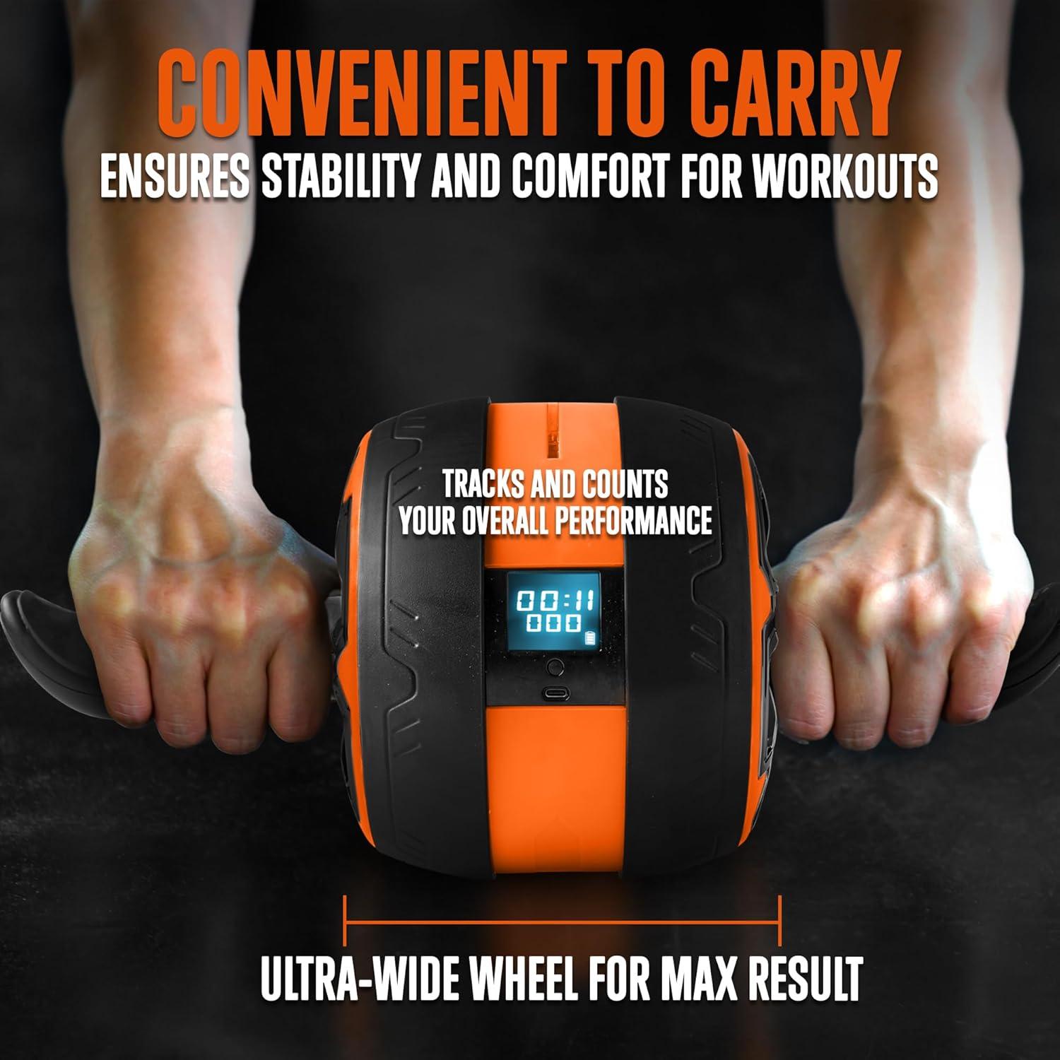 Rueda de Abdominales SQUATZ Ultra Ancha con Esterilla