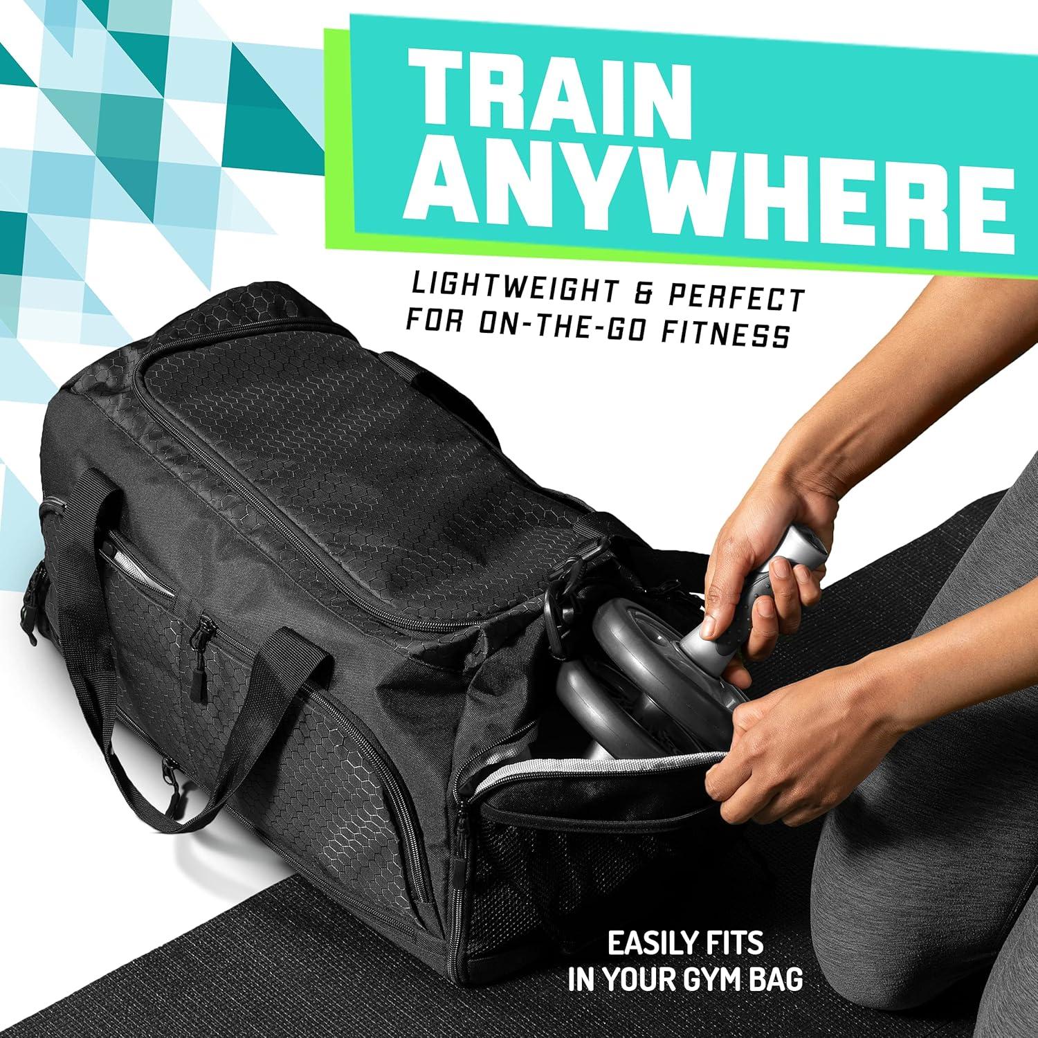 Rueda de Abdominales Elite Sportz y Esterilla de Espuma