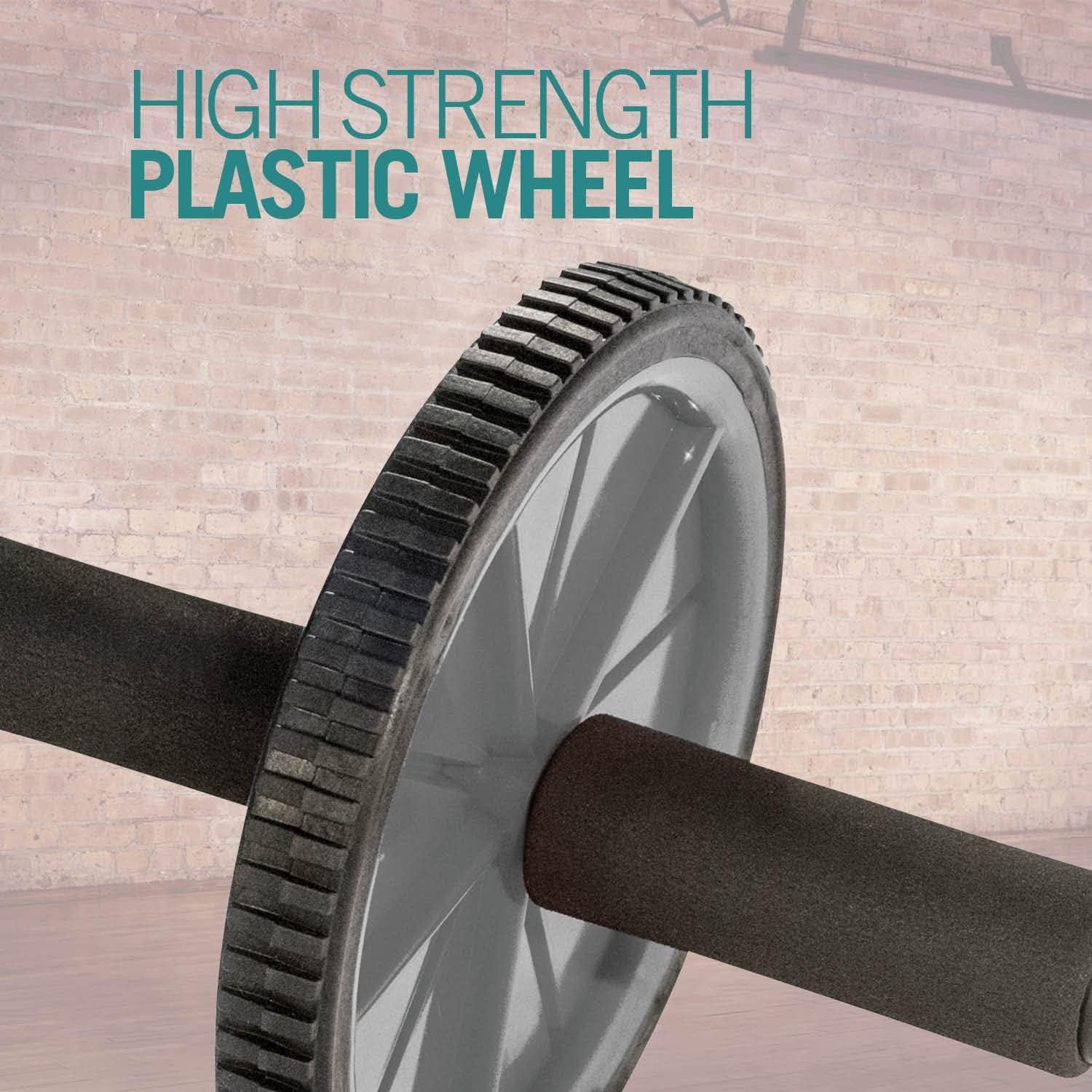 Rueda Abdominal Warrior - Rodillo Fitness para Core y Espalda