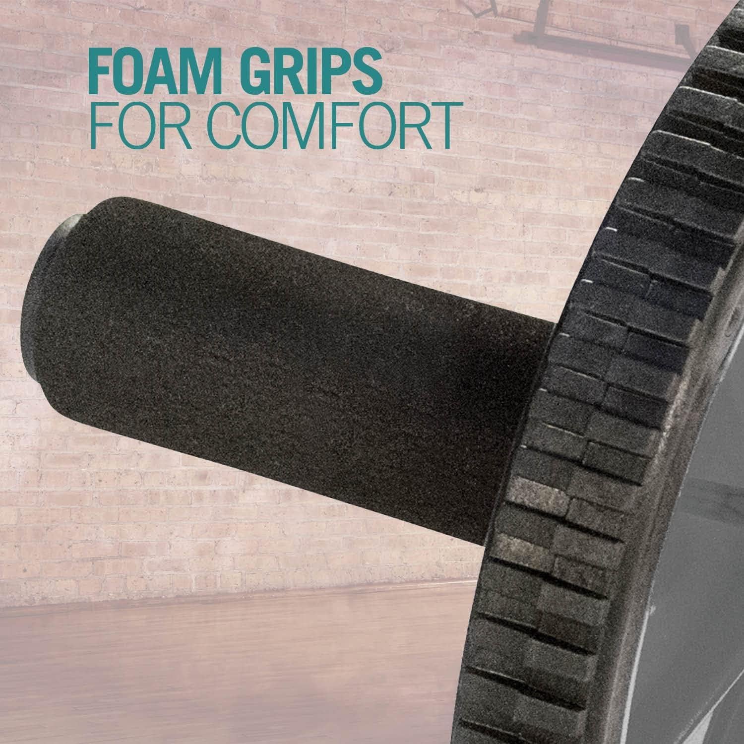 Rueda Abdominal Warrior - Rodillo Fitness para Core y Espalda