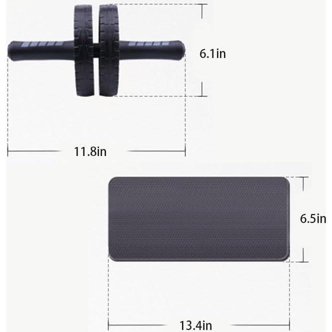 Rueda de Abdominales JDYYICZ con Almohadilla y Sin Ruido