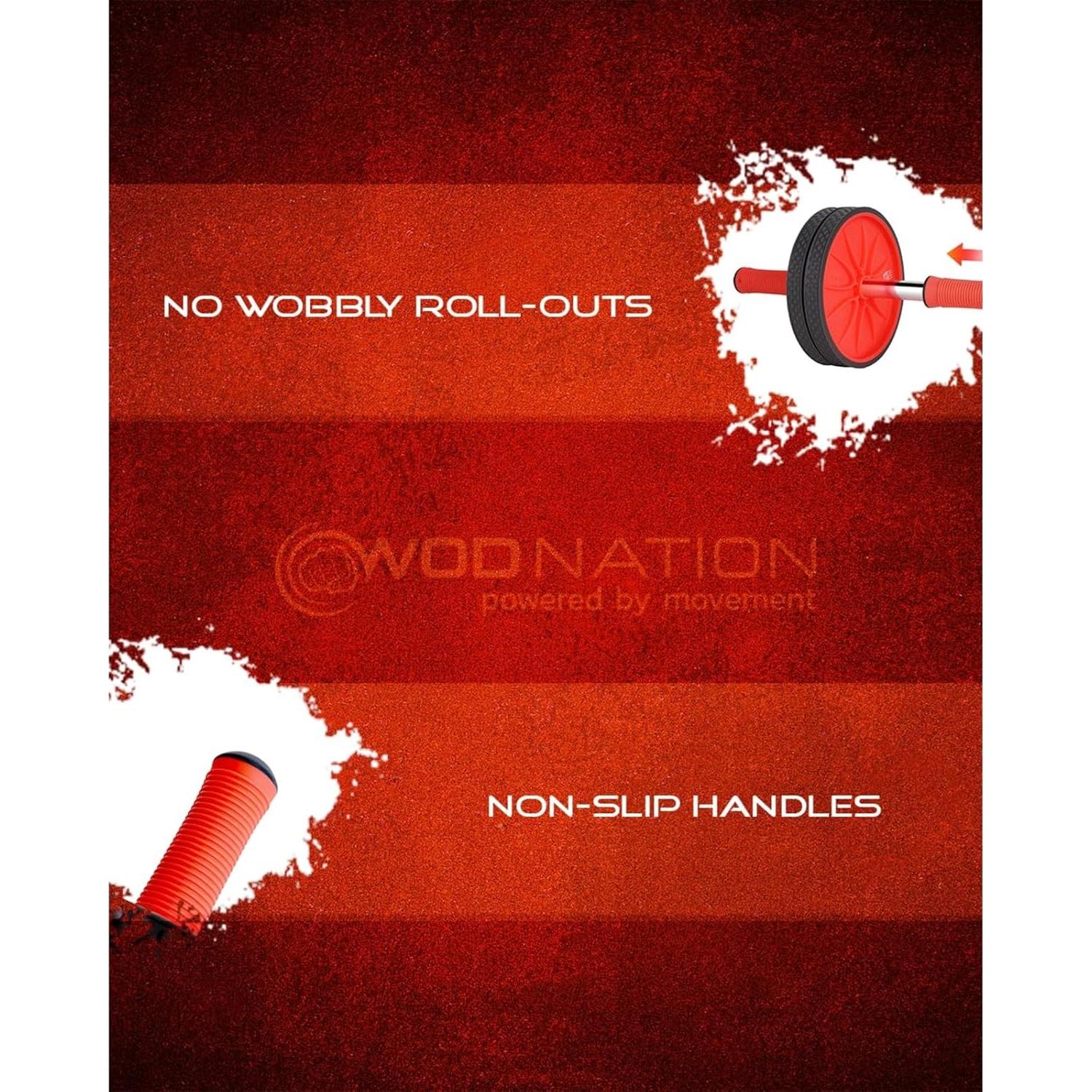 Rueda de Abdominales WOD Nation - Ejercicio Core y Fuerza