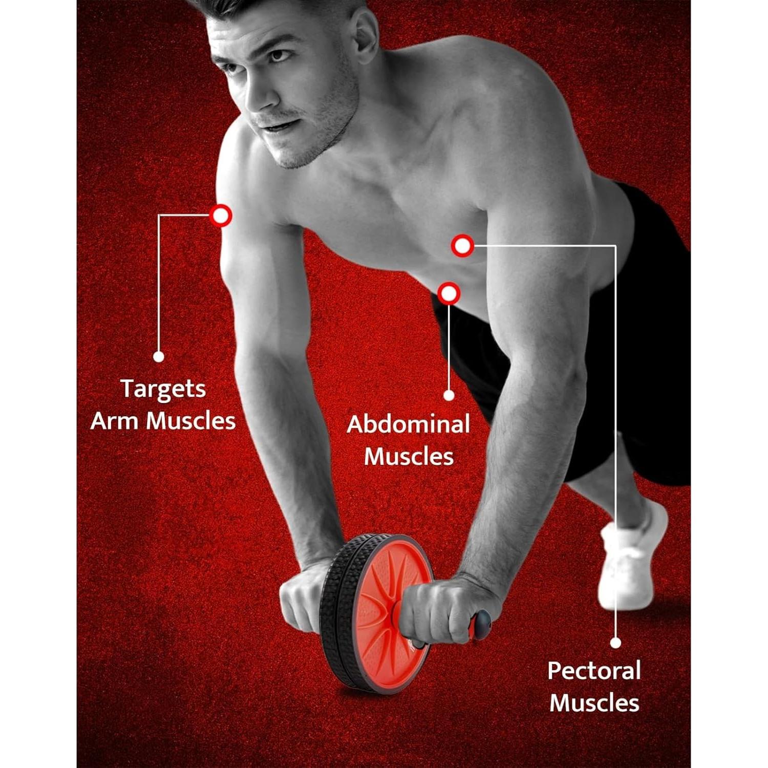 Rueda de Abdominales WOD Nation - Ejercicio Core y Fuerza